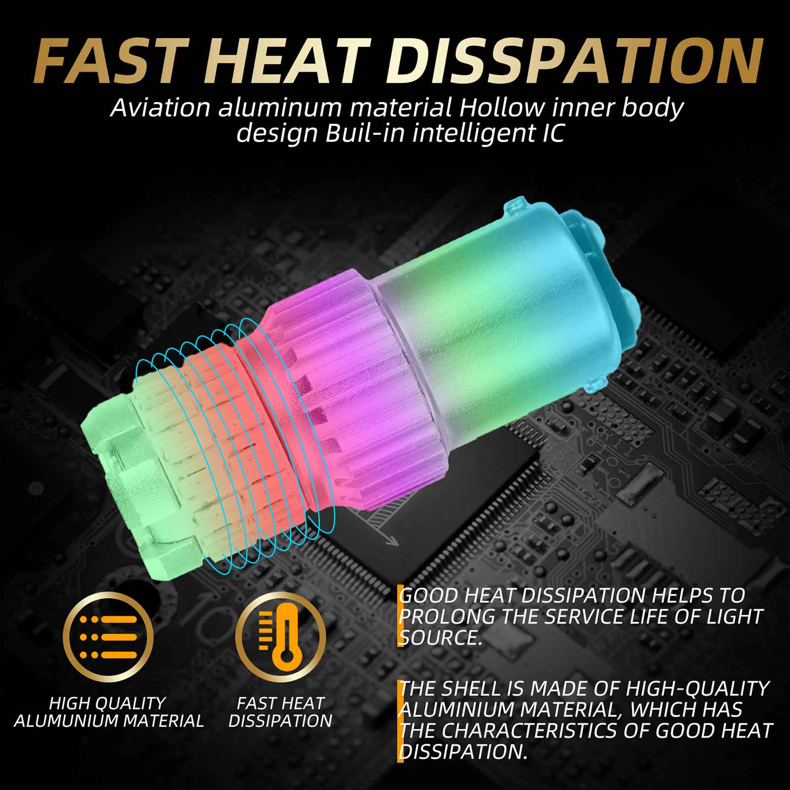 2x 1200lm a LED Canbus LED Diurne LED BIRT Generico bianco