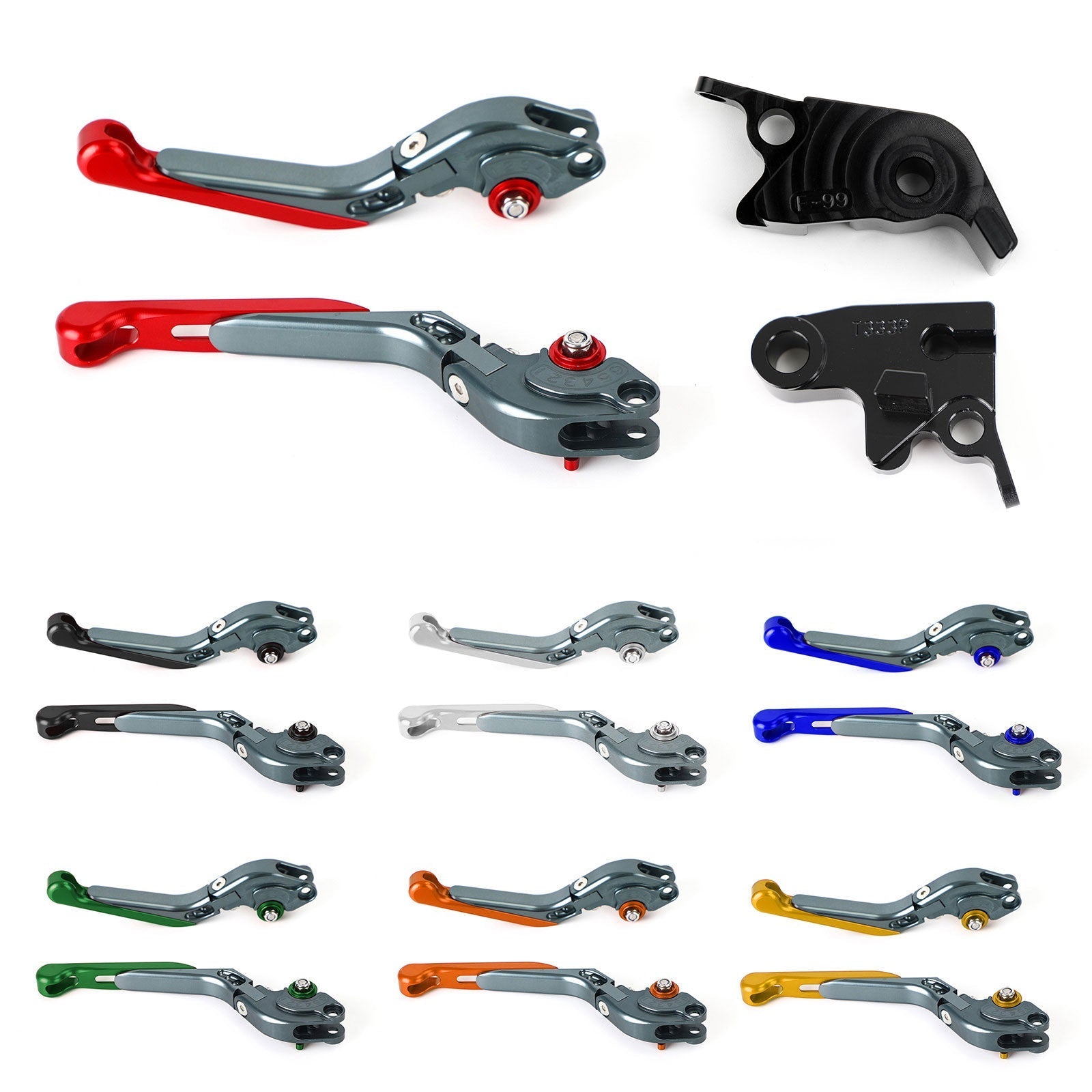 Levier de frein et d'embrayage extensible réglable pour Speed Triple R 1200 Scrambler Generic