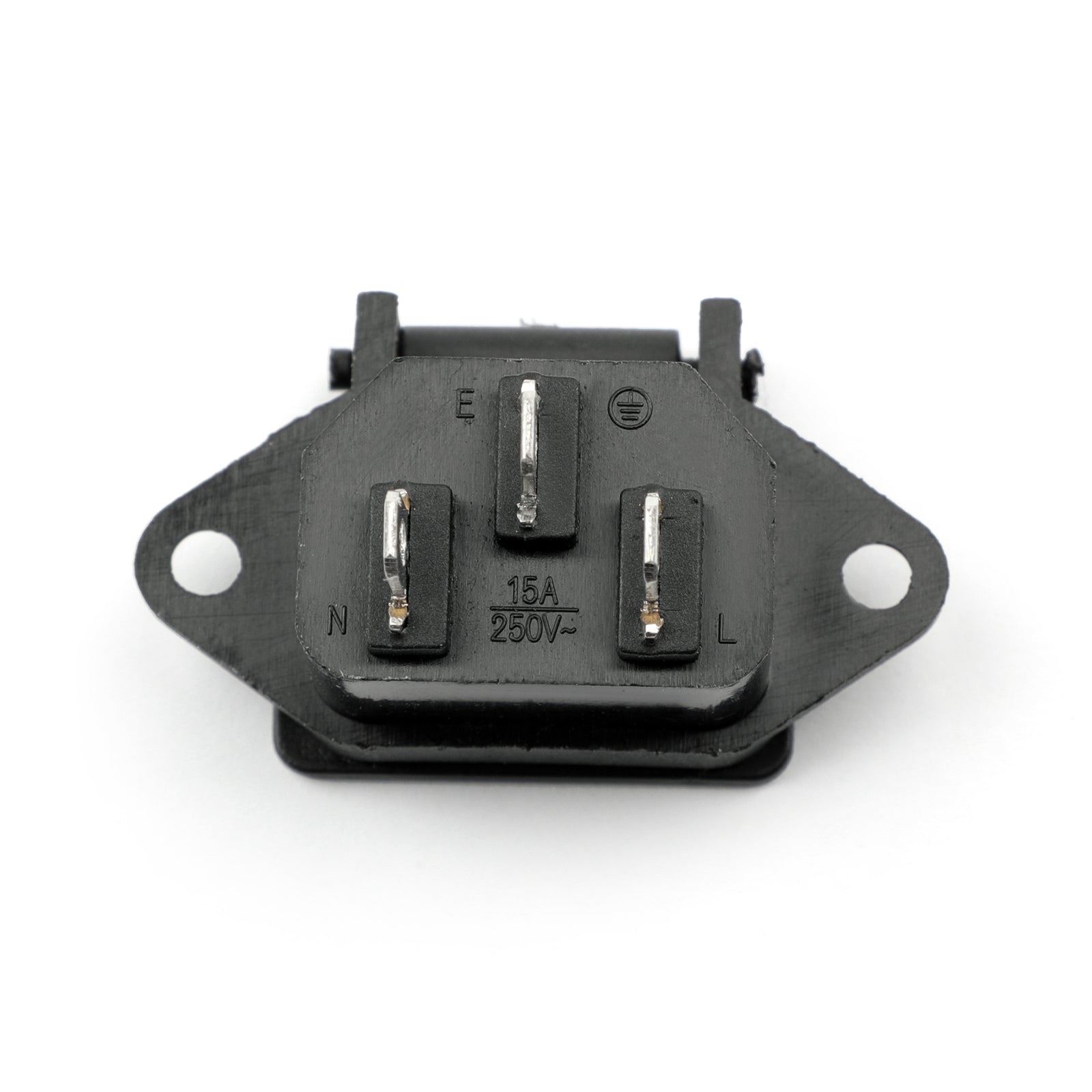 5 pz IEC320 C14 3 Pin Montaggio A Vite Copertura Presa di Alimentazione 10A 250 V per Barca AC-04C