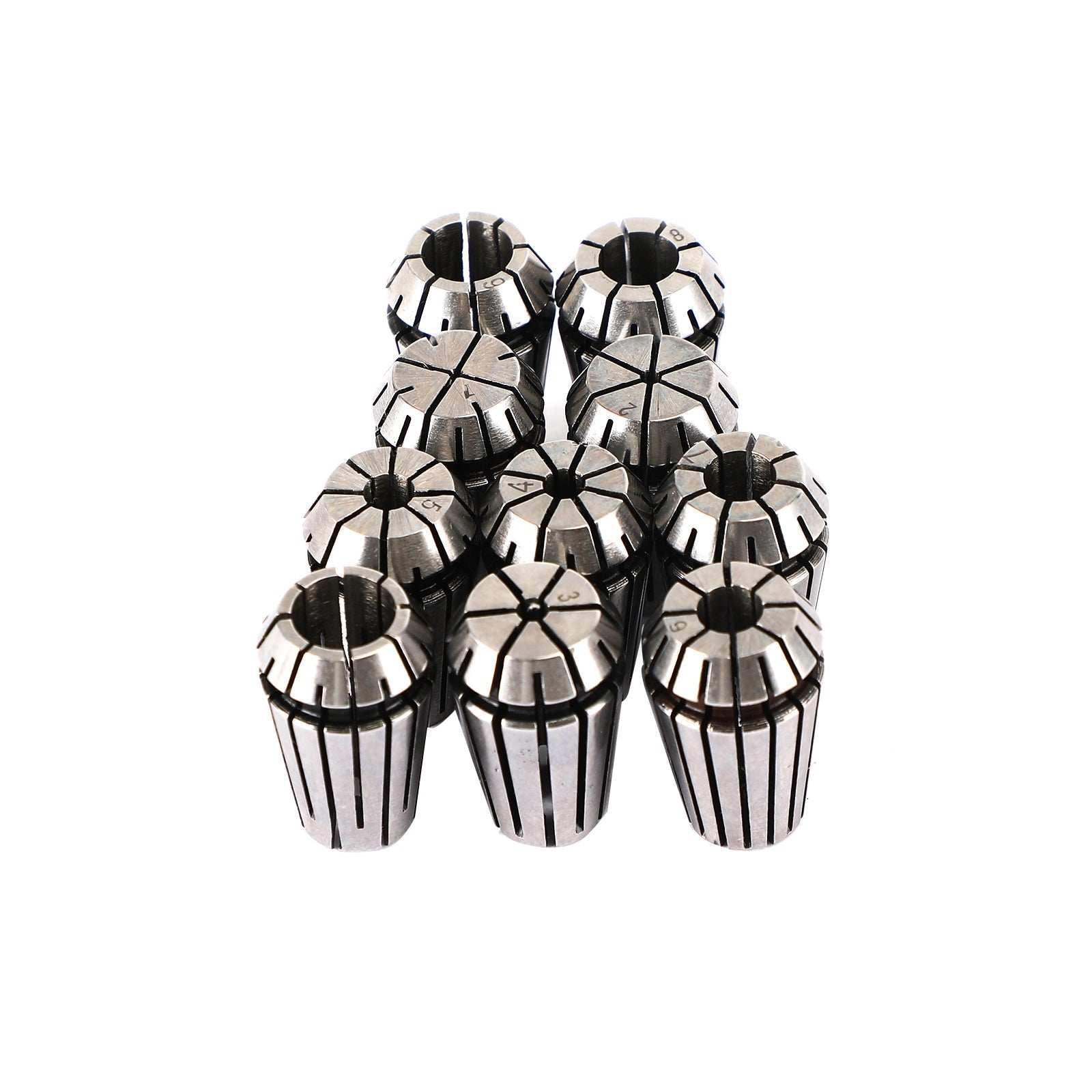 10 szt. Zestaw tulei sprężynowych ER16 do frezarki CNC tokarka stalowa grawerka