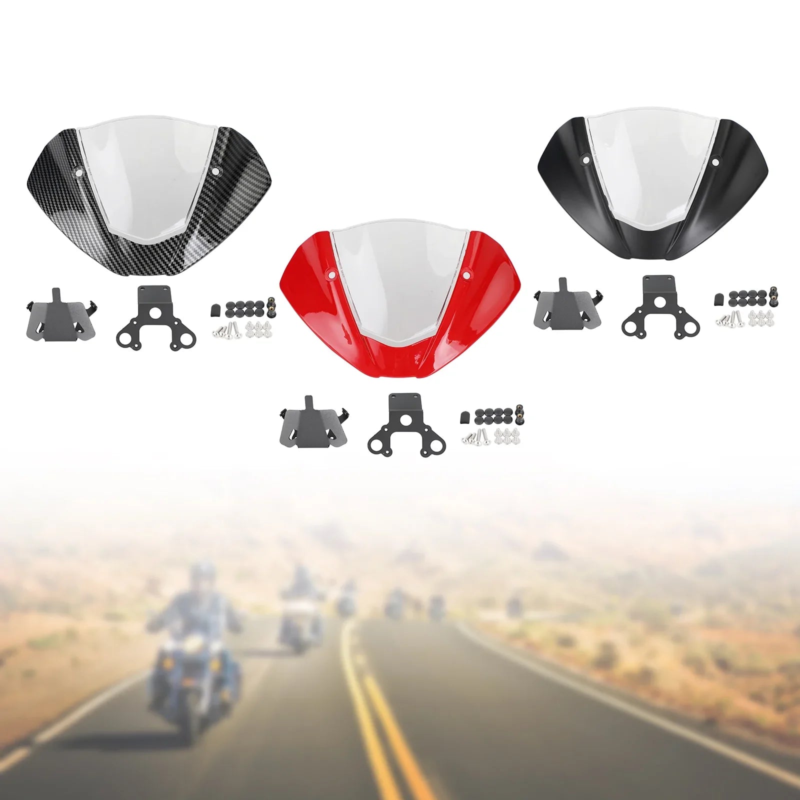 2021-2022 Ducati Monster 937/950 Vetrobransko steklo ogljikovega vetrobranskega stekla