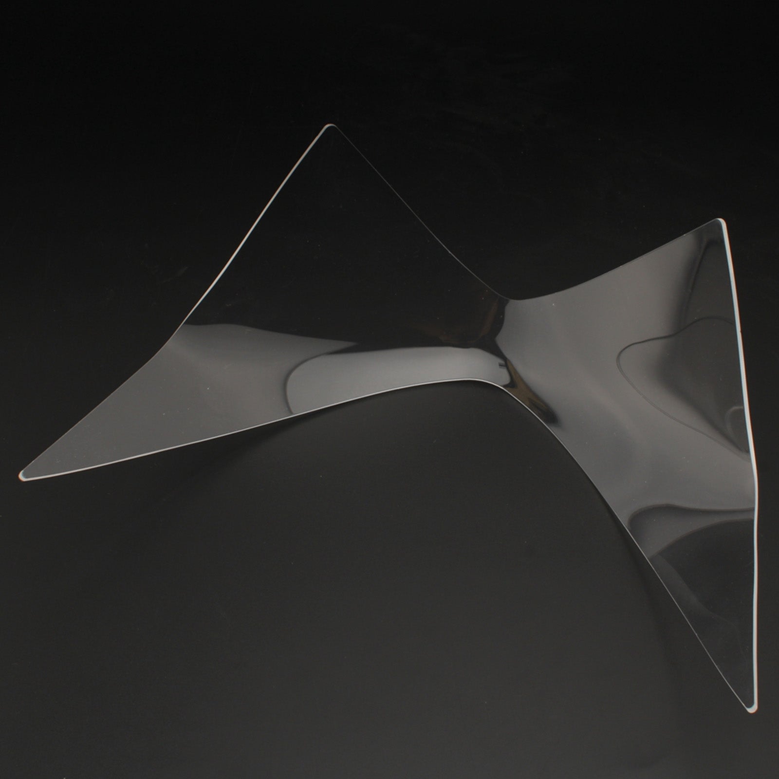 Zaščitnik sprednjega žarometa leče, primernega za Kawasaki Z250 Z300 Z800 13-16 generični dim