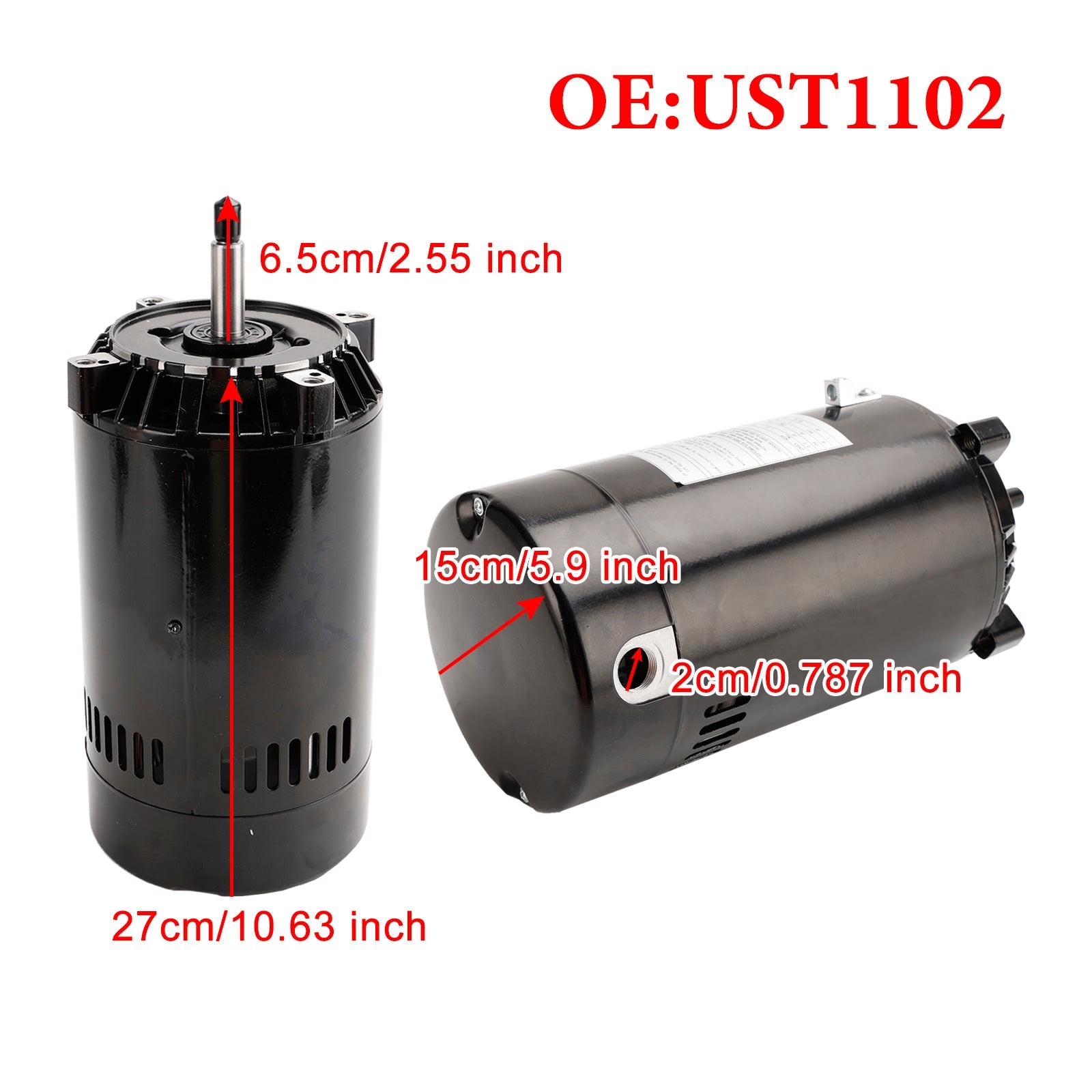 UST1102 allaspumpun moottorin ja tiivisteen vaihtosarja Hayward Max Flow -superpumppuun