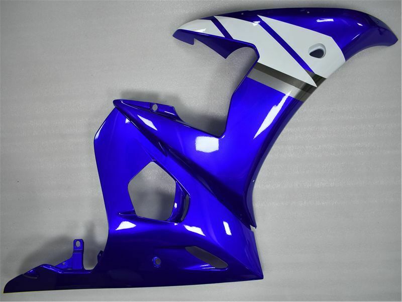Plastični komplet 'Amotopart Faing Injection z vijakom za Yamaha 2005 YZF-R6 Modra generična bela