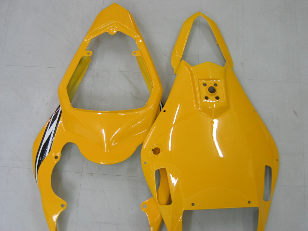 Amotopart kuip injectie plastic kit voor YAMAHA YZF-R6 2006 2007 geel wit generiek