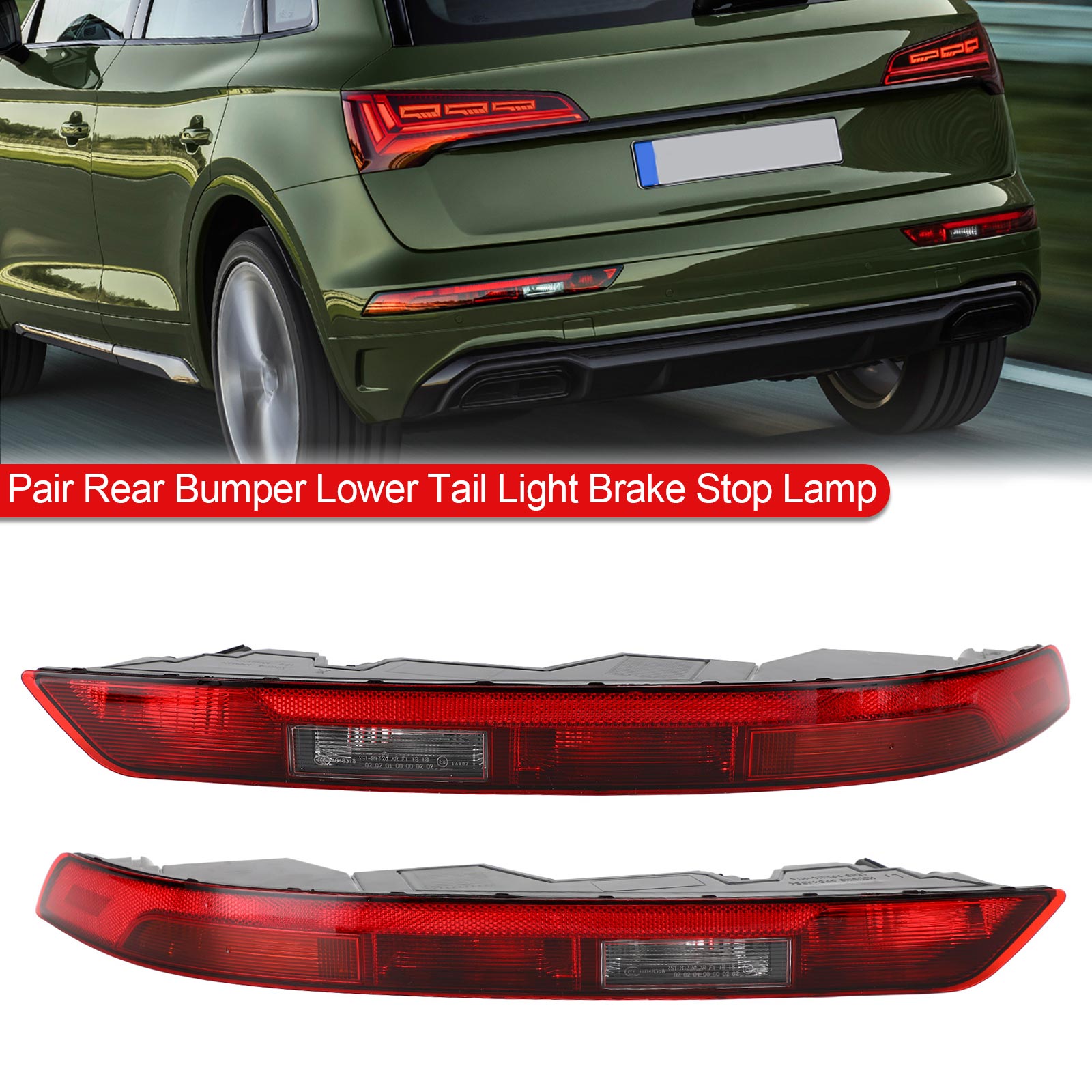 Audi Q5 2018-2021 Burumper posteriore inferiore Stop Firt Stop Générique Version