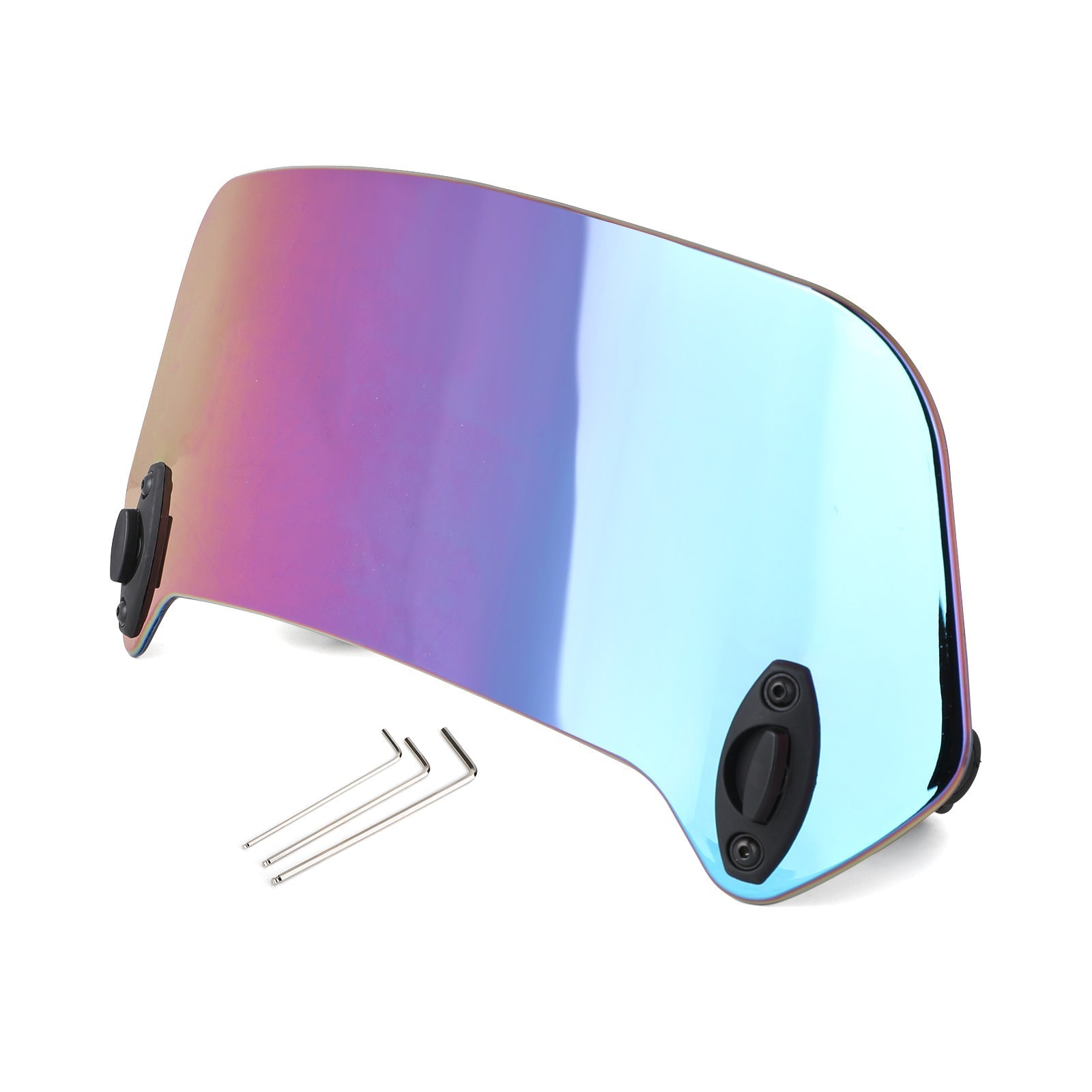 Clip regolabile in moto sul deflettore del vento di espansione del parabrezza