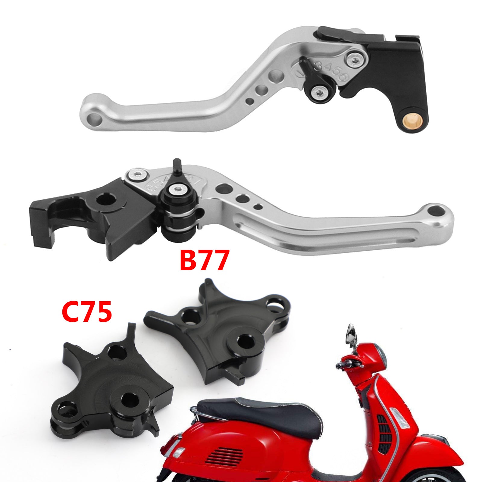 Motocikel kratke lovske ročice za BMW R1200GS Adventure (LC) 2014-2018 Generic