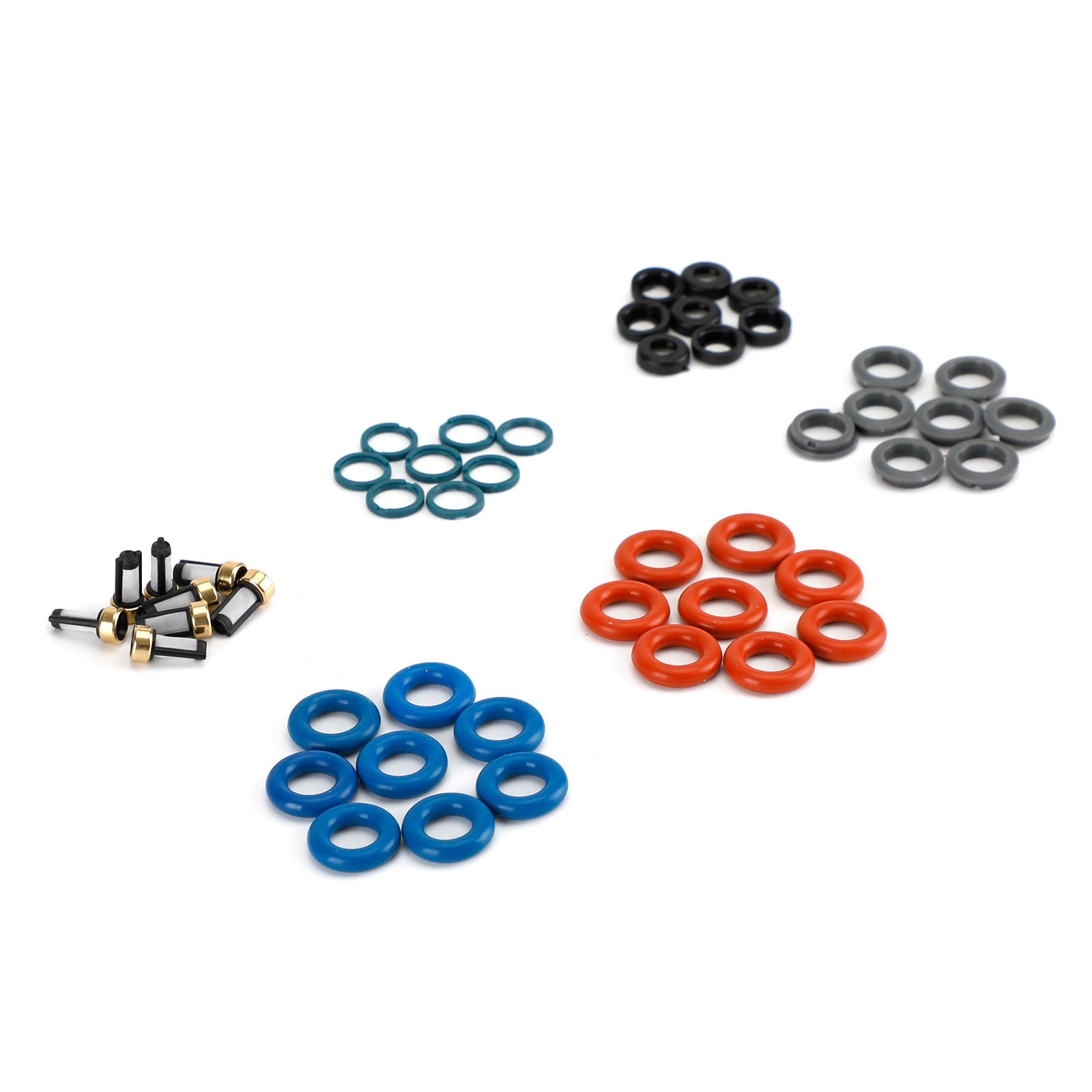 Volvo S80 XC90 4.4L 8 pièces Kit de joint de réparation 'injecteurs de carburant bouchon de filtre FJ1073 85212247 1550589 86536080 024078918 55559397 1581552