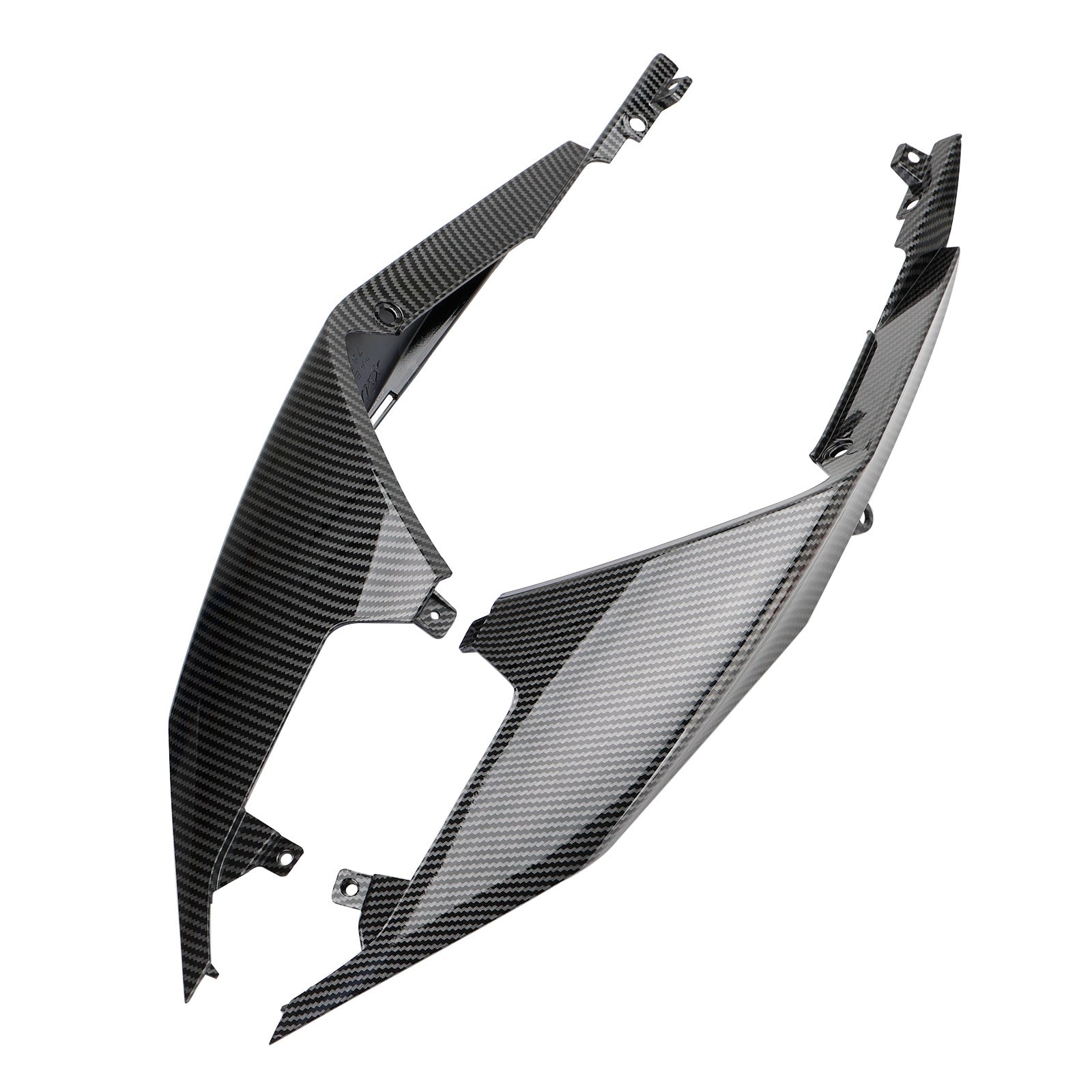 Plaque Panneau Cadre Latéral Protection Alliage Aluminium Pour Kawasaki Vulcan S 650 2015-2021 - Noir Brillant