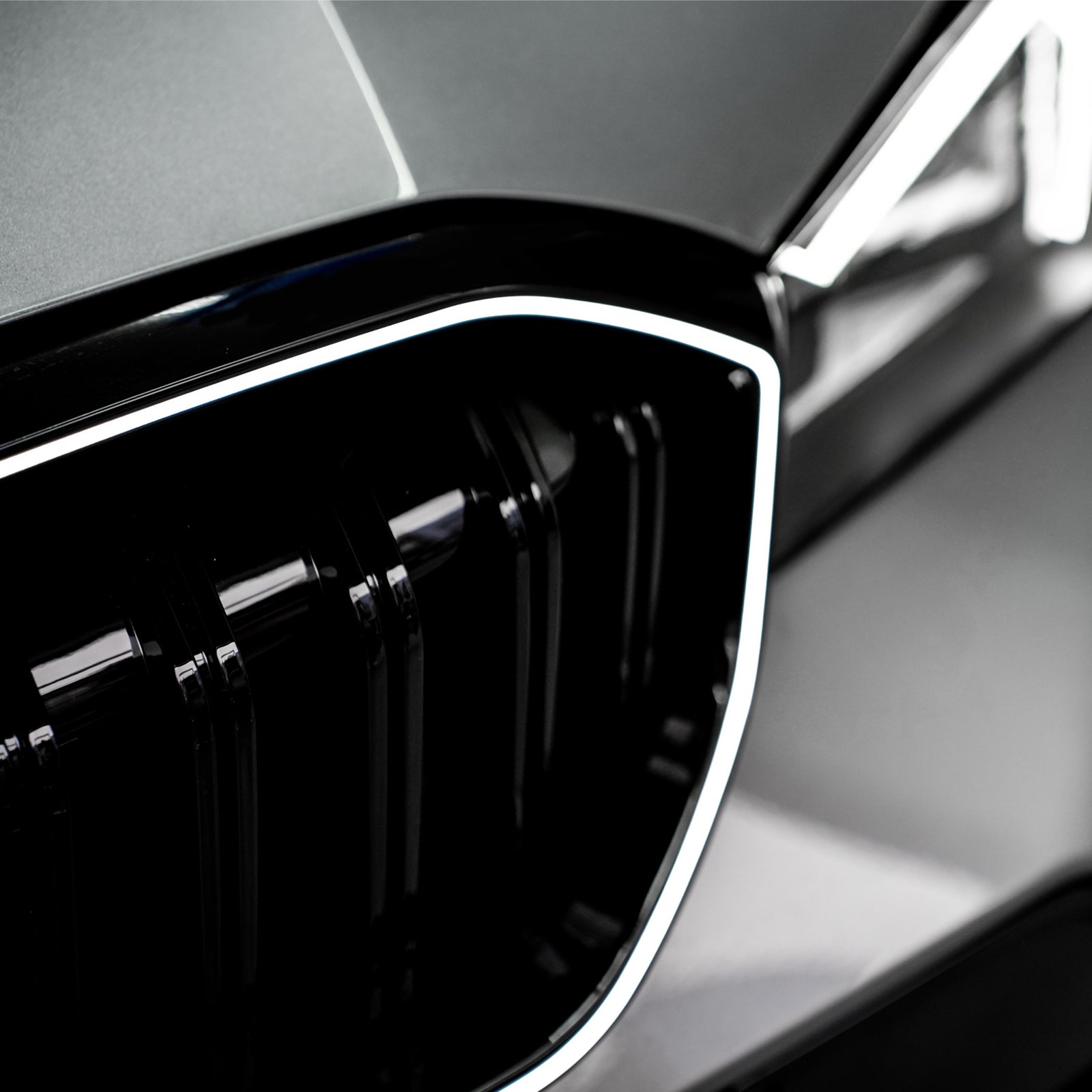 BMW serii 3 G20 G28 2023-2024 Przedni grill w kolorze czarnym błyszczącym