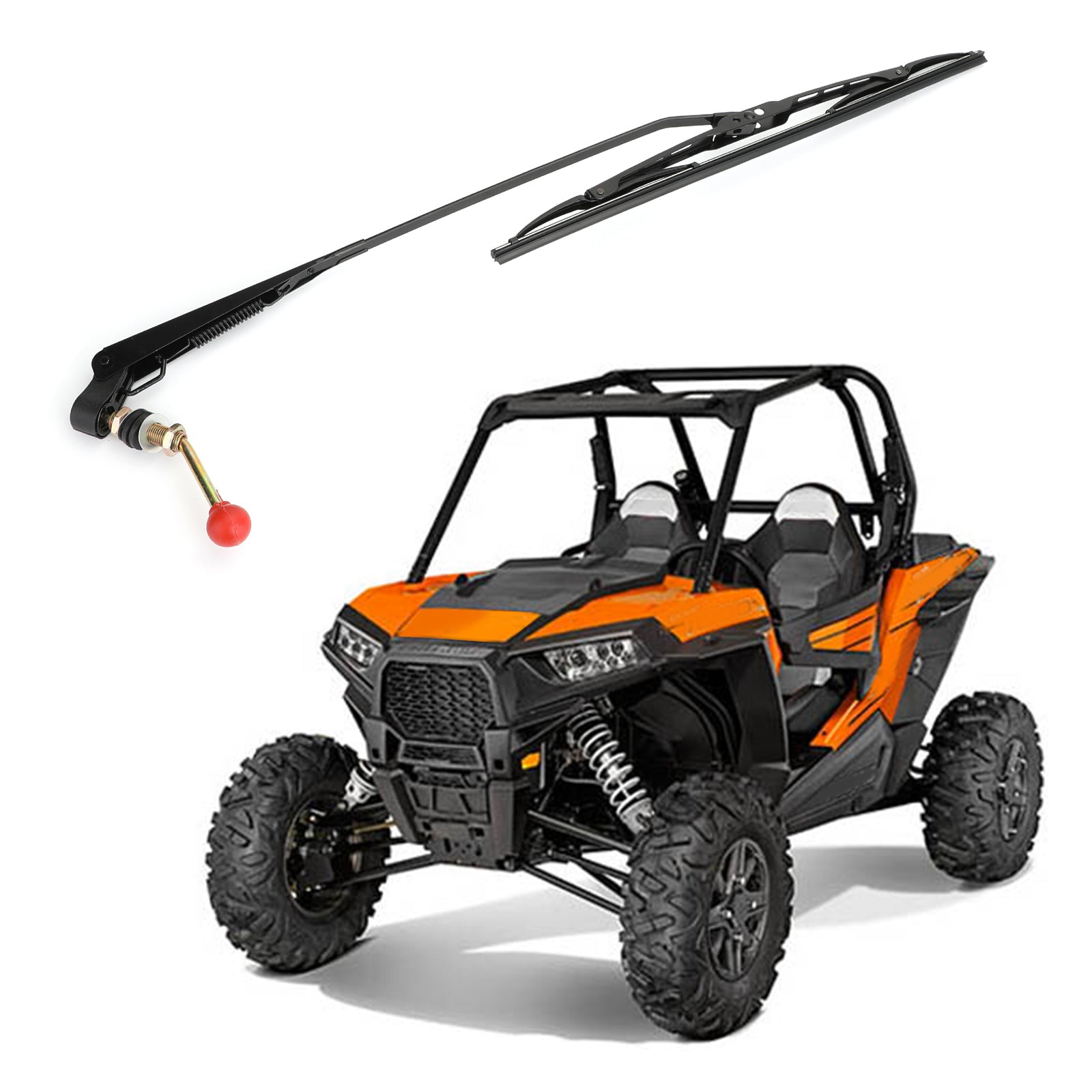 UTV Manuel Essuie-Glace Universel pour Polaris Ranger RZR Kawasaki MULE Teryx Générique