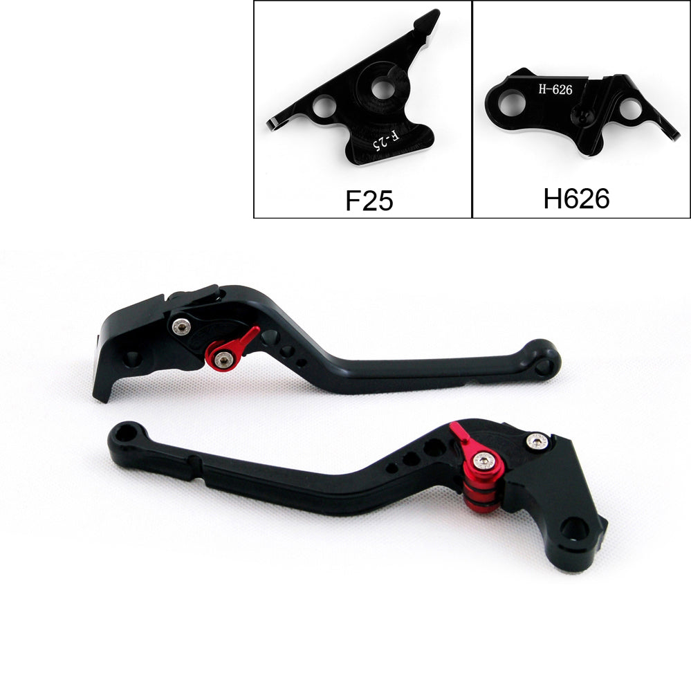 Leve della frizione freno lunghe per Honda CBR500R 2013-2014 Nero generico