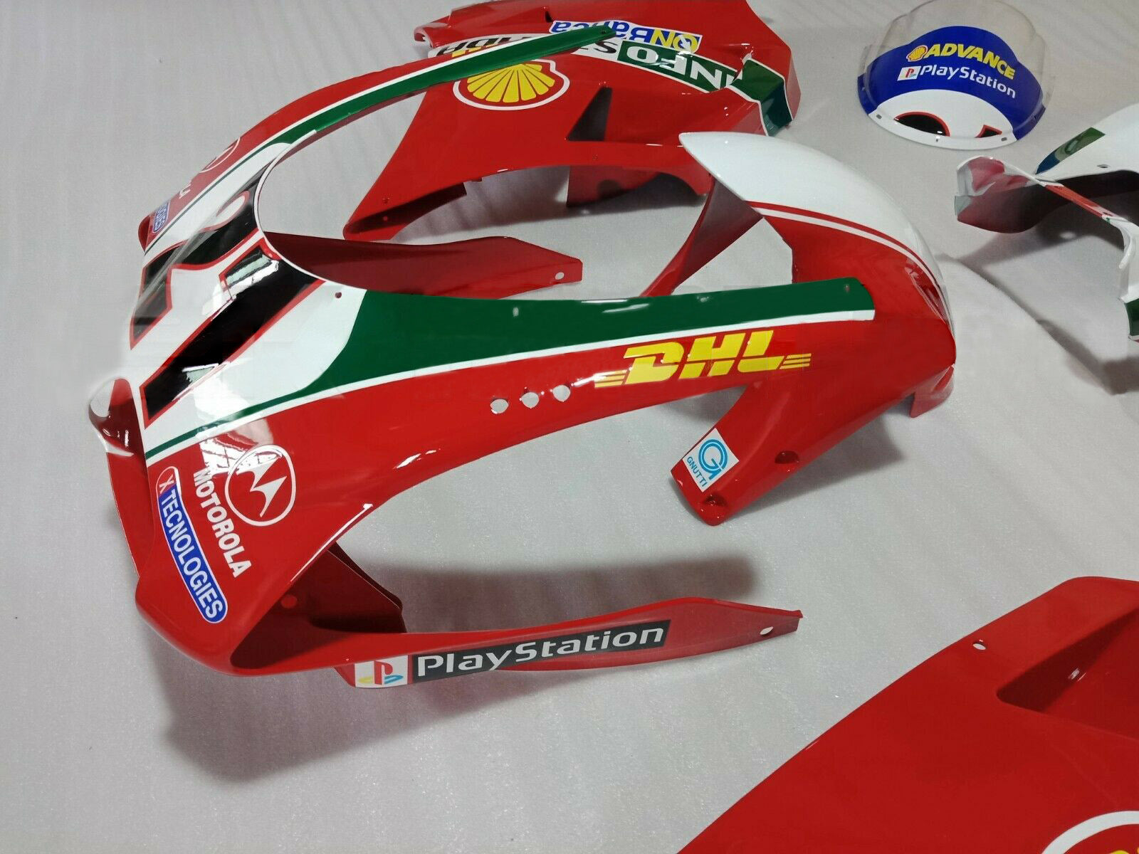 Amotopart Carrénage Kit Carroserie ABS para Ducati 996 748 1996-2002 Genérico