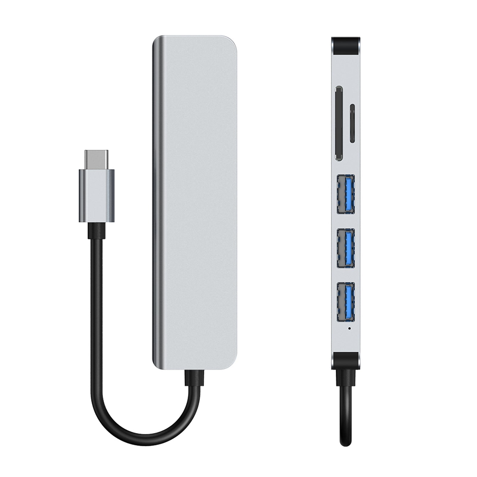 6 w 1 USB-C Type C Wyjście HD Adapter 4K Wielofunkcyjna stacja dokująca USB 3.0 HD HUB