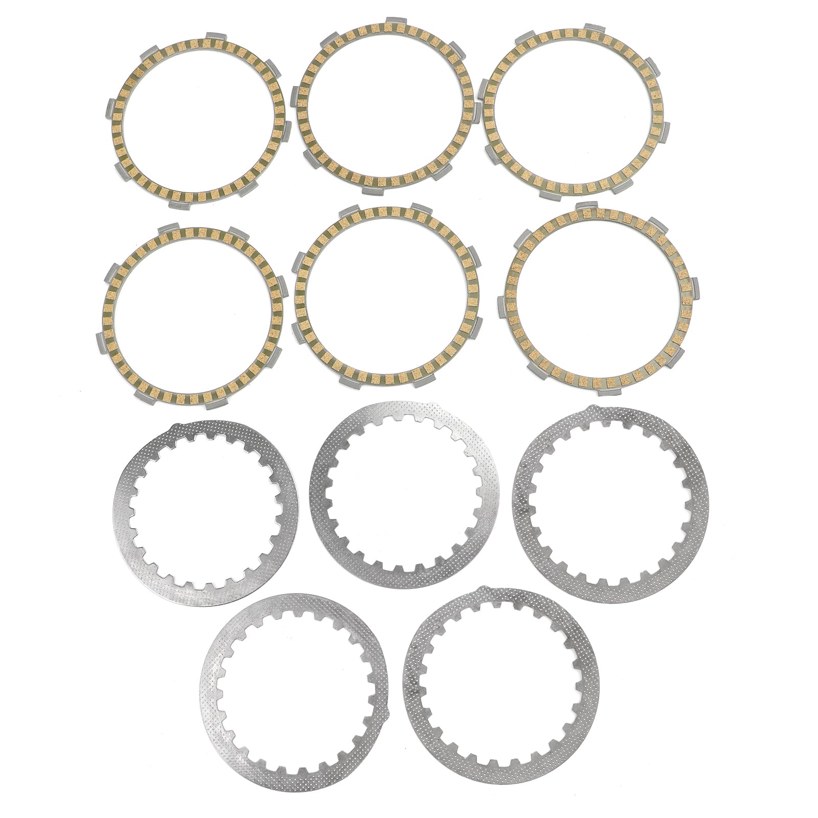 Stalowy zestaw sprzęgła i tarcze cierne do Yamaha DT125 DT125 R/LC RD125LC RZ125 Generic