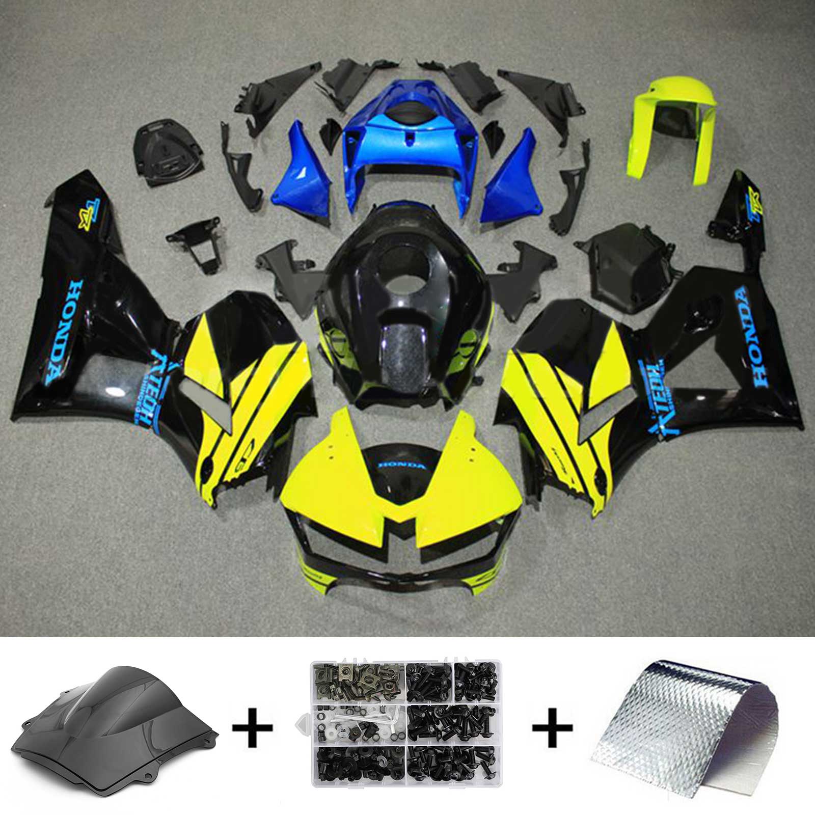 Amotopart Honda CBR600RR 2013-2023 F5 ABS muovinen korin suojasarja