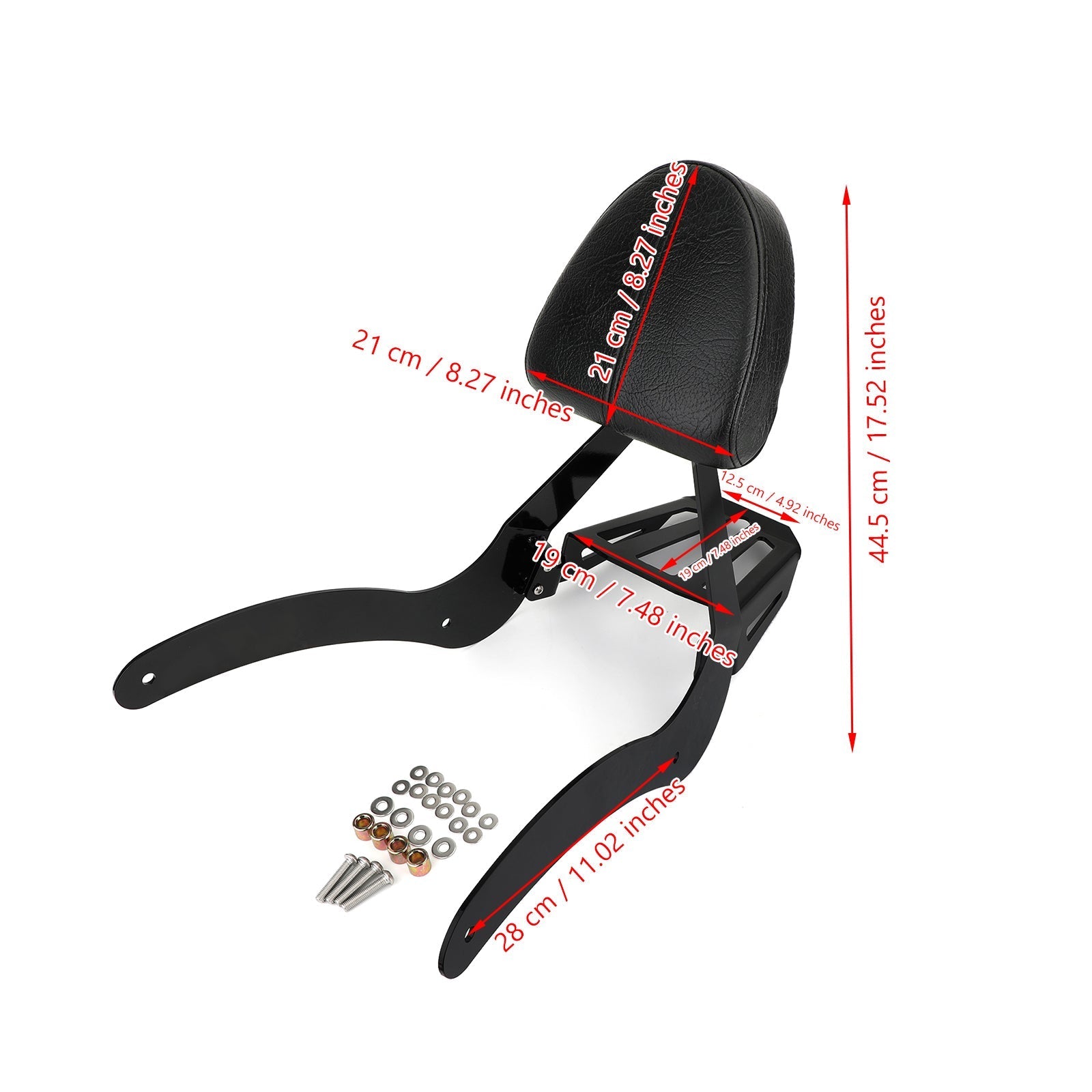 2014-2020 Indian Scout Sixty / Scout Pasajero Sissy Bar Respaldo Portaequipajes