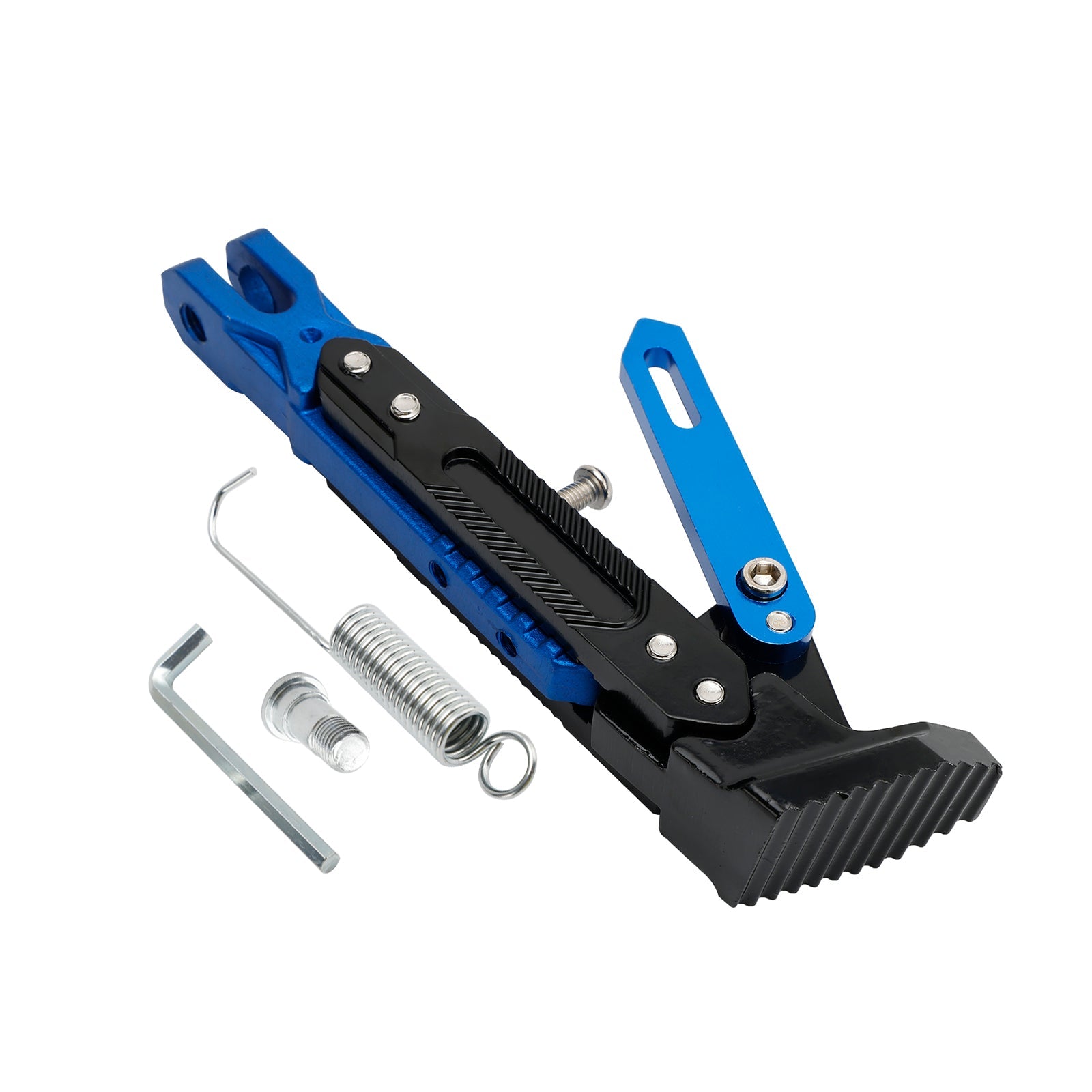 Električna motoristična škrlata, podpora za parkiranje, nastavljiva stranska podpora