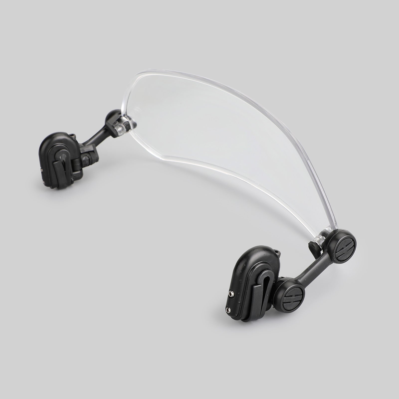 Clip regolabile in moto sul deflettore del vento di espansione del parabrezza