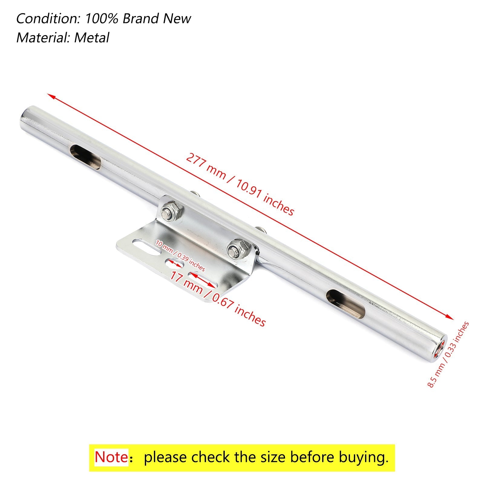Alicates universales para las barras de iluminación de la llamativa motocicleta genérica