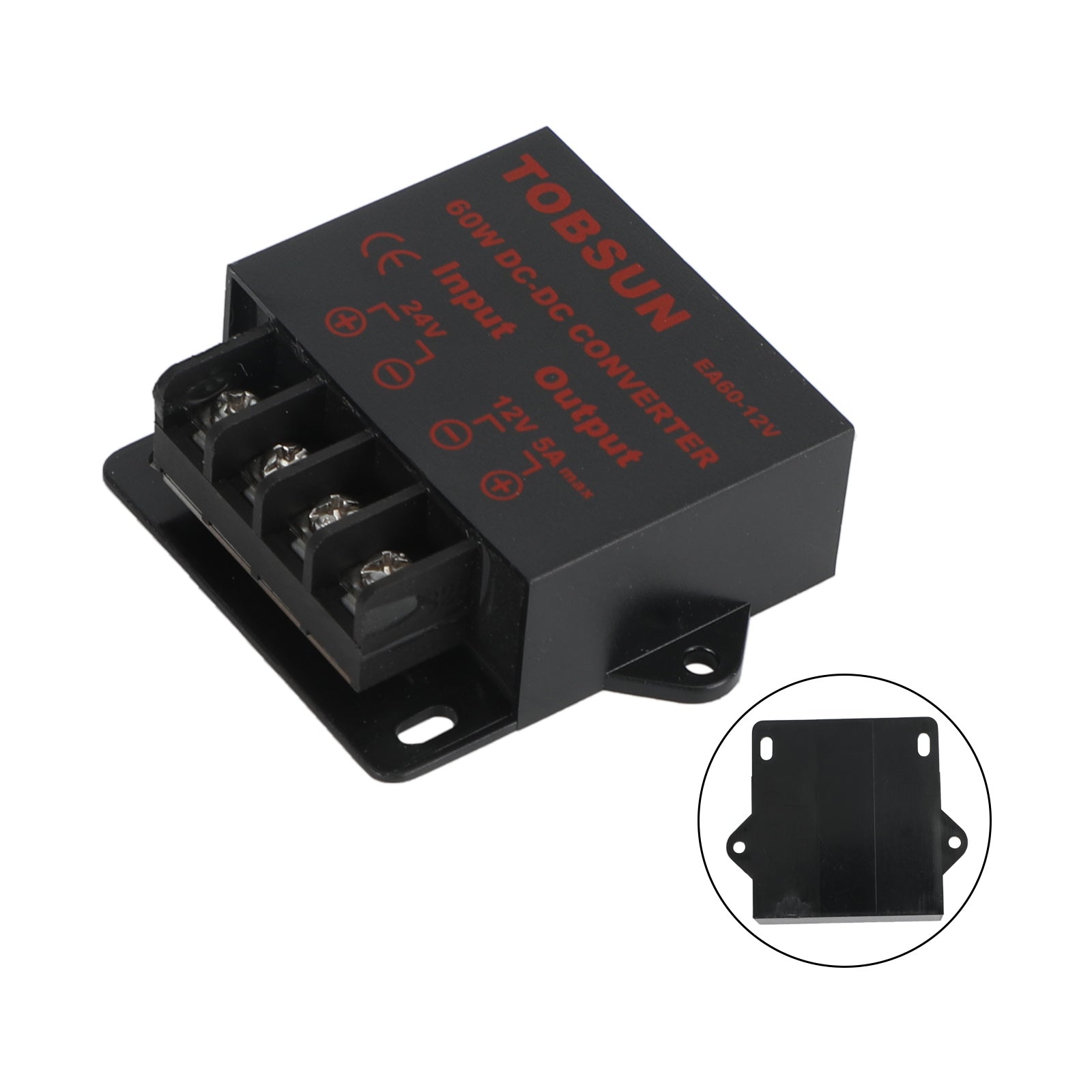 DC-spanningsregelaar Step-Down Converter DC 24V naar DC 12V 5A 60W Step-Down Reducer