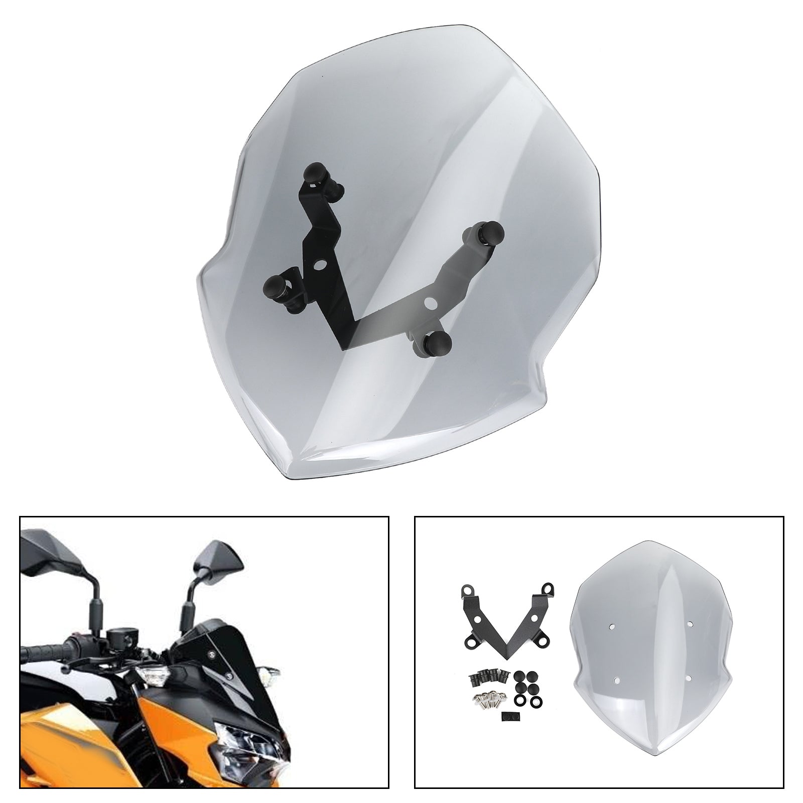 4 mm ABS Motorcycle przednia dla Kawasaki Z125 2019-2020 Generic