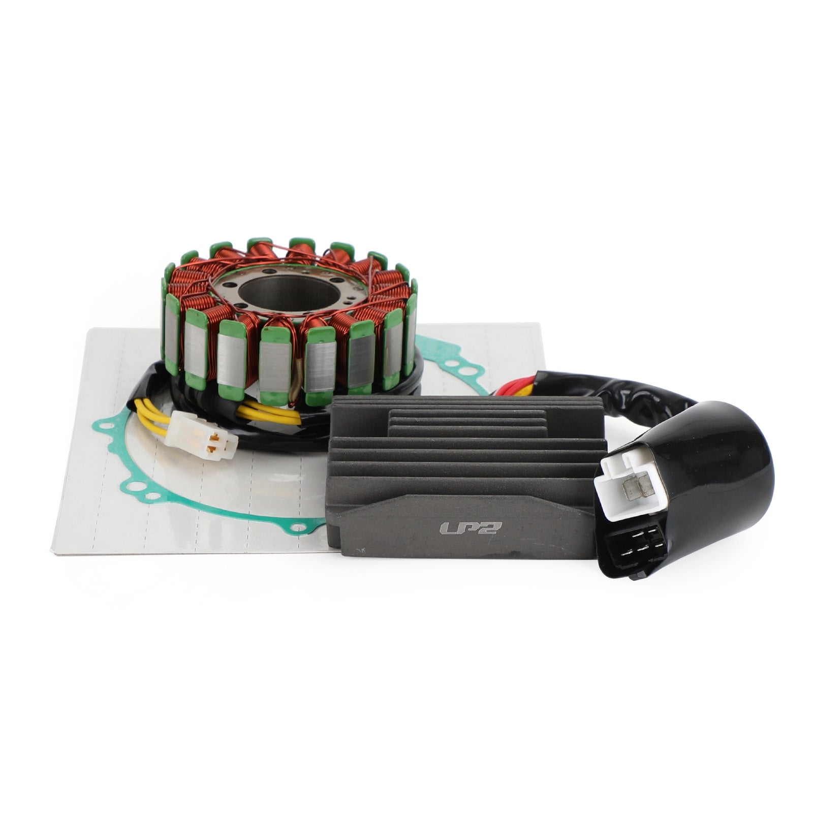 Estator magnético + rectificador de voltaje + junta para Honda VFR800Fi Interceptor 800 00-01 genérico