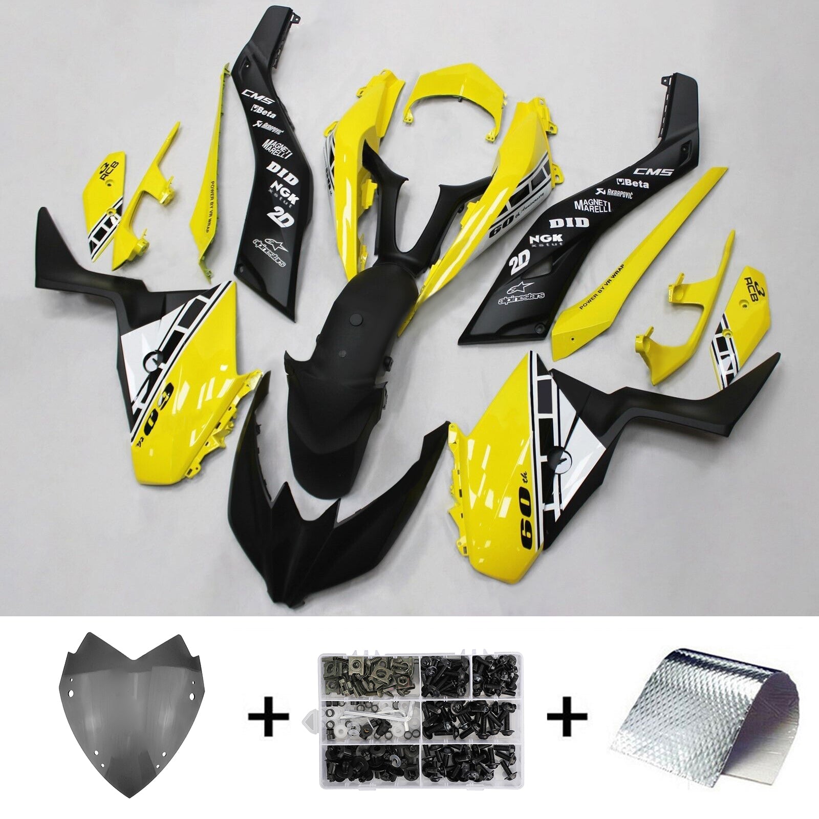 Amotopart 2017-2021 Kit de carénage Yamaha XMAX300