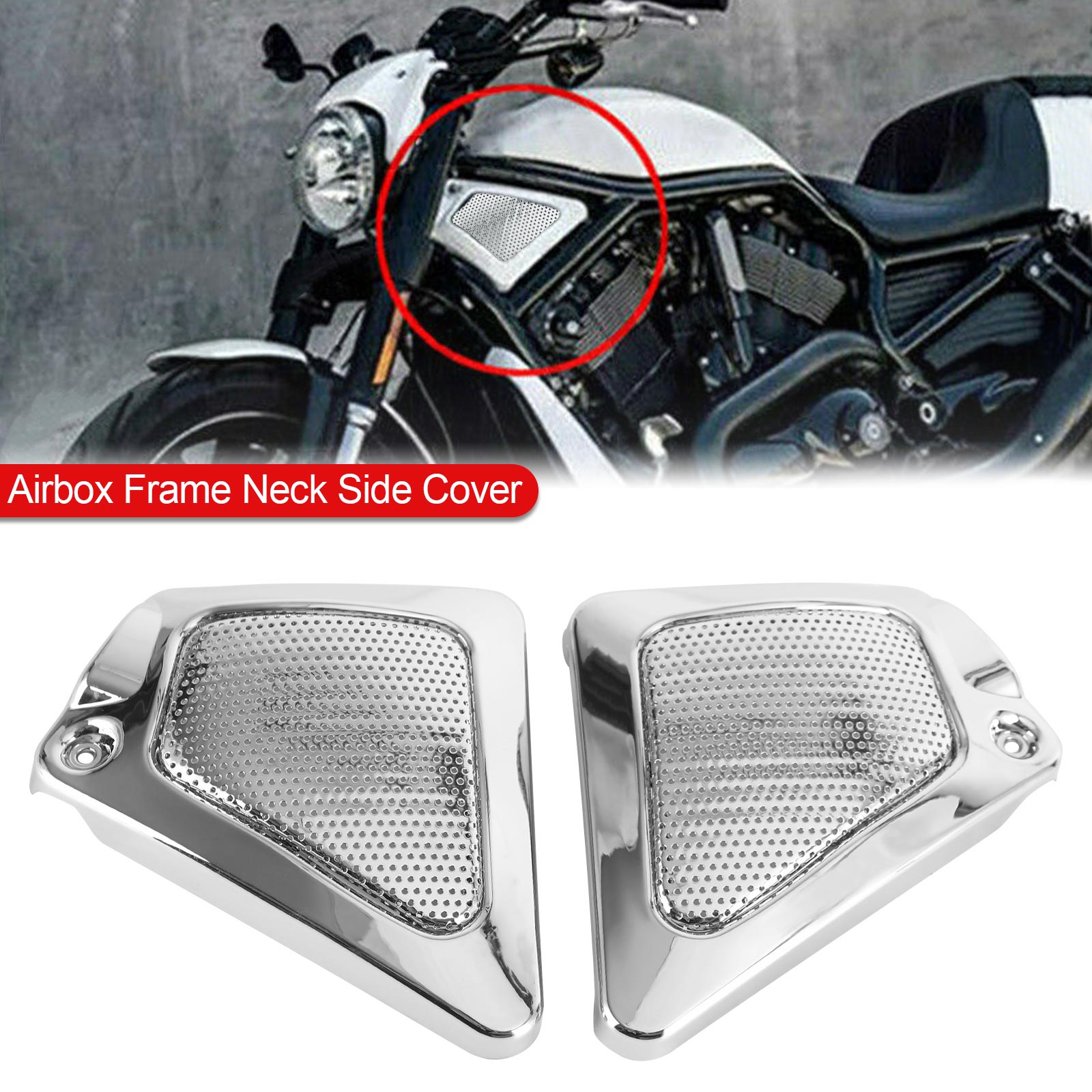 Airbox Frame Neck Side Cover Pour V-Rod VRSCA Screamin Night Rod Special Generic