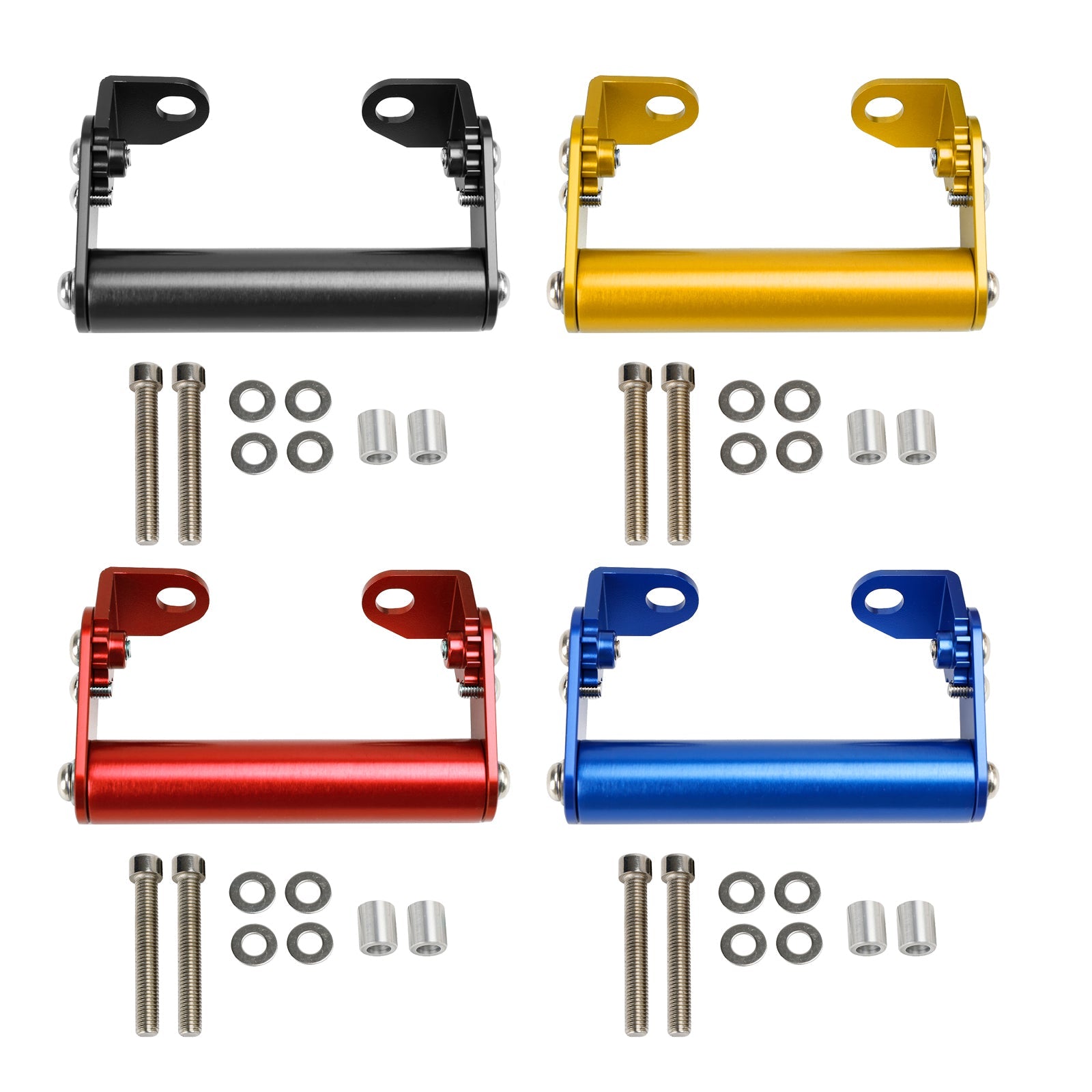 Telefoonnavigatiemedium GPS -verlenging Ondersteuning 22 mm voor rode motorfietsmotorfiets