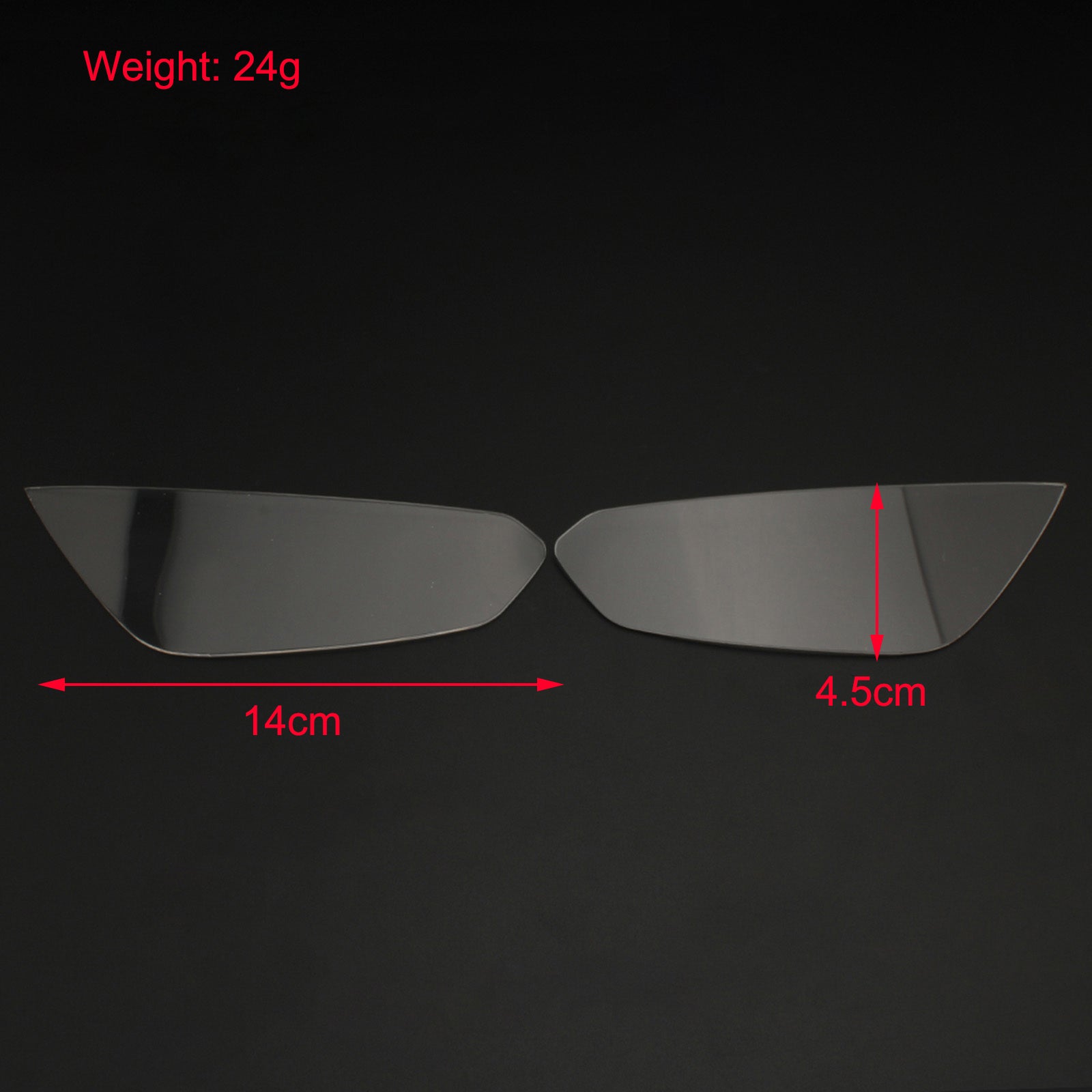 Beschermer van lens voor vuurtoren geschikt voor Kawasaki Z1000R 14-21 Generieke rook