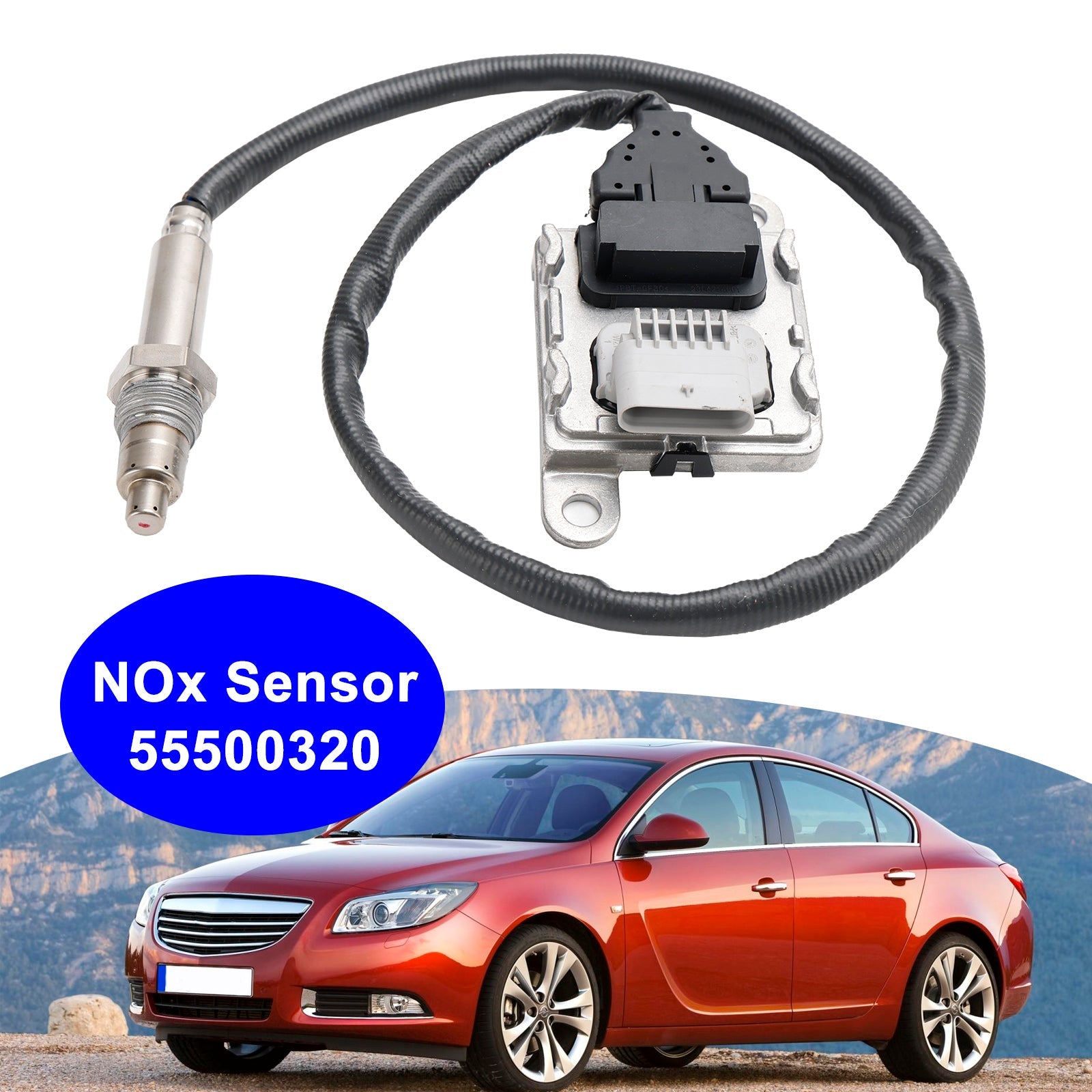 Posizione del sensore NOX 2 posteriore per Vauxhall Insignia 2.0 CDTI 170HP B20DTH 55500320