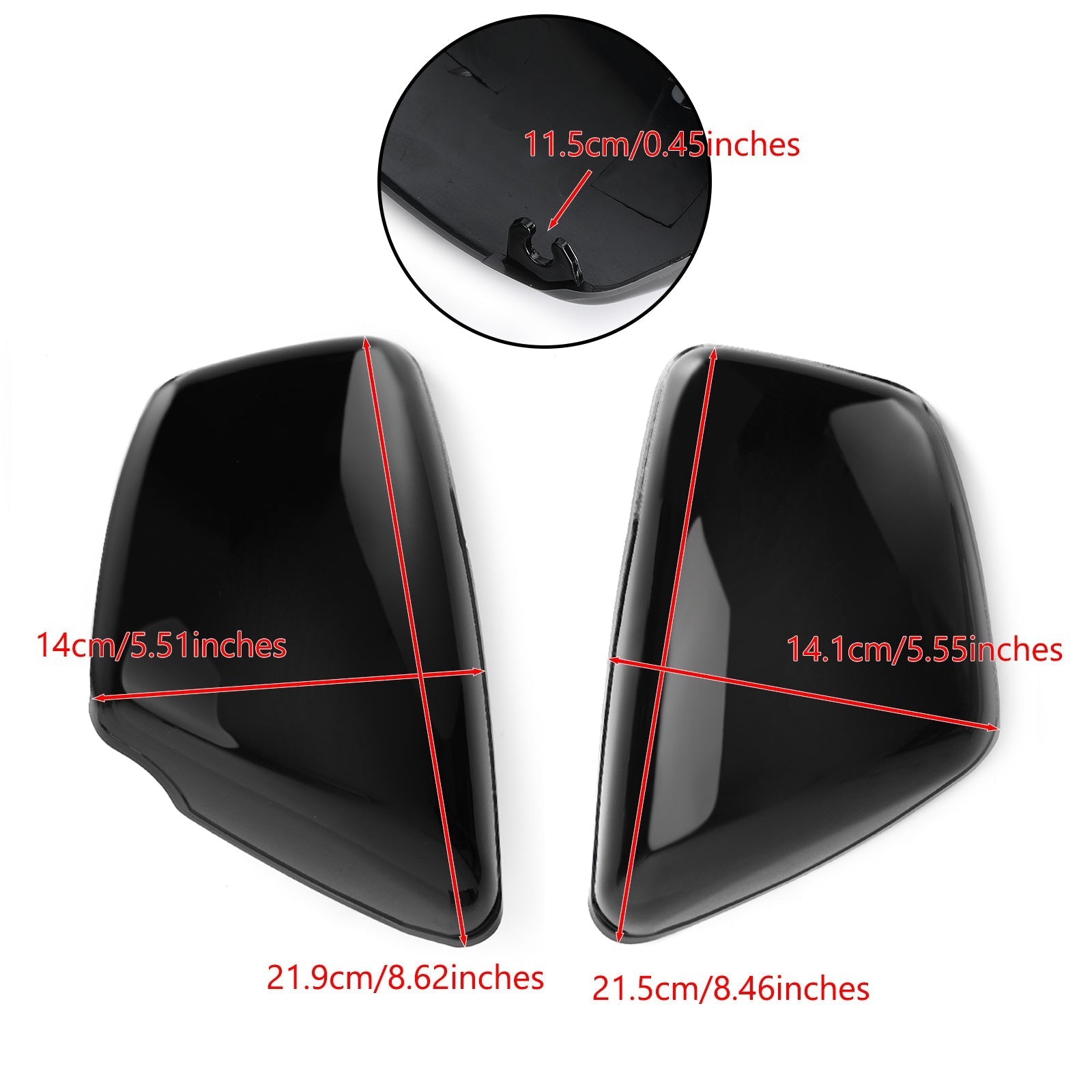 Osłona boczna akumulatora dla Yamaha 1984-up XV 700 750 1000 1100 Virago lewy i prawy ogólny