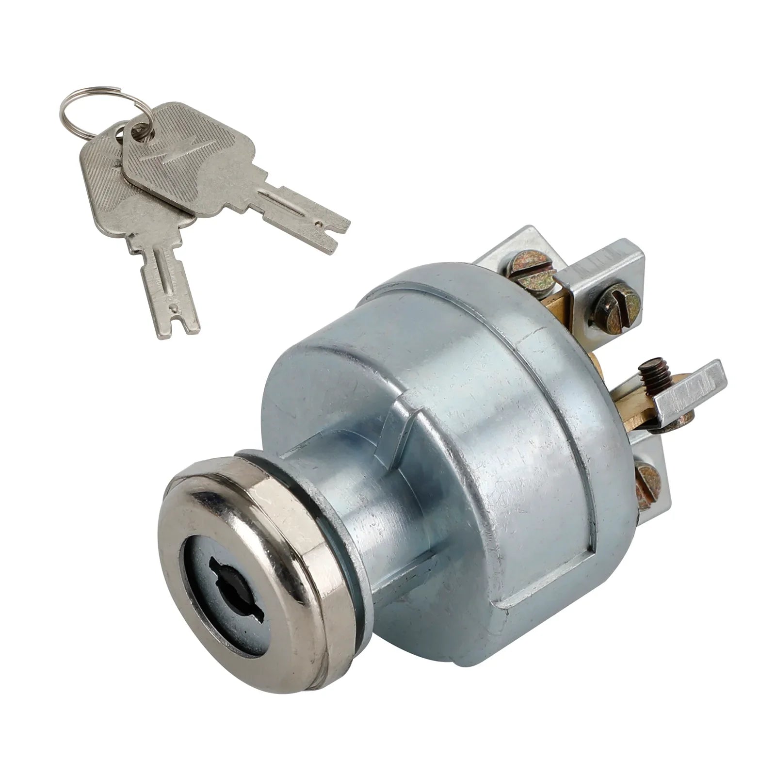 Interruptor de encendido para carretilla elevadora Clark 1723186 2339413 272041 7004210 con 2 llaves