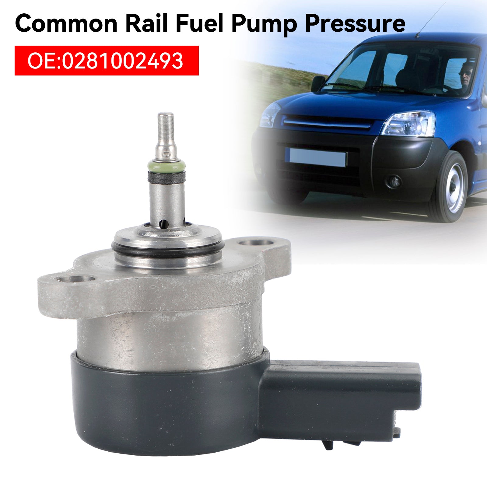 1995-2007 Fiat Scudo I II 1995-2004 Peugeot 406 Common Rail Brandstofpompdruk 2.0 HDi 0281002493