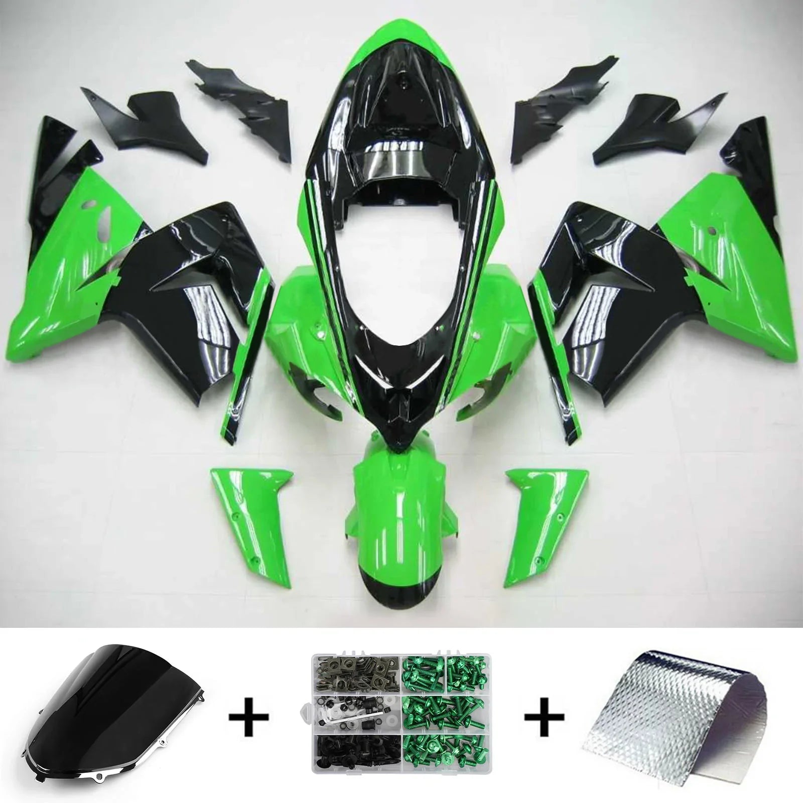 Amotopart kuipset voor Kawasaki ZX10R 2004-2005 Generiek