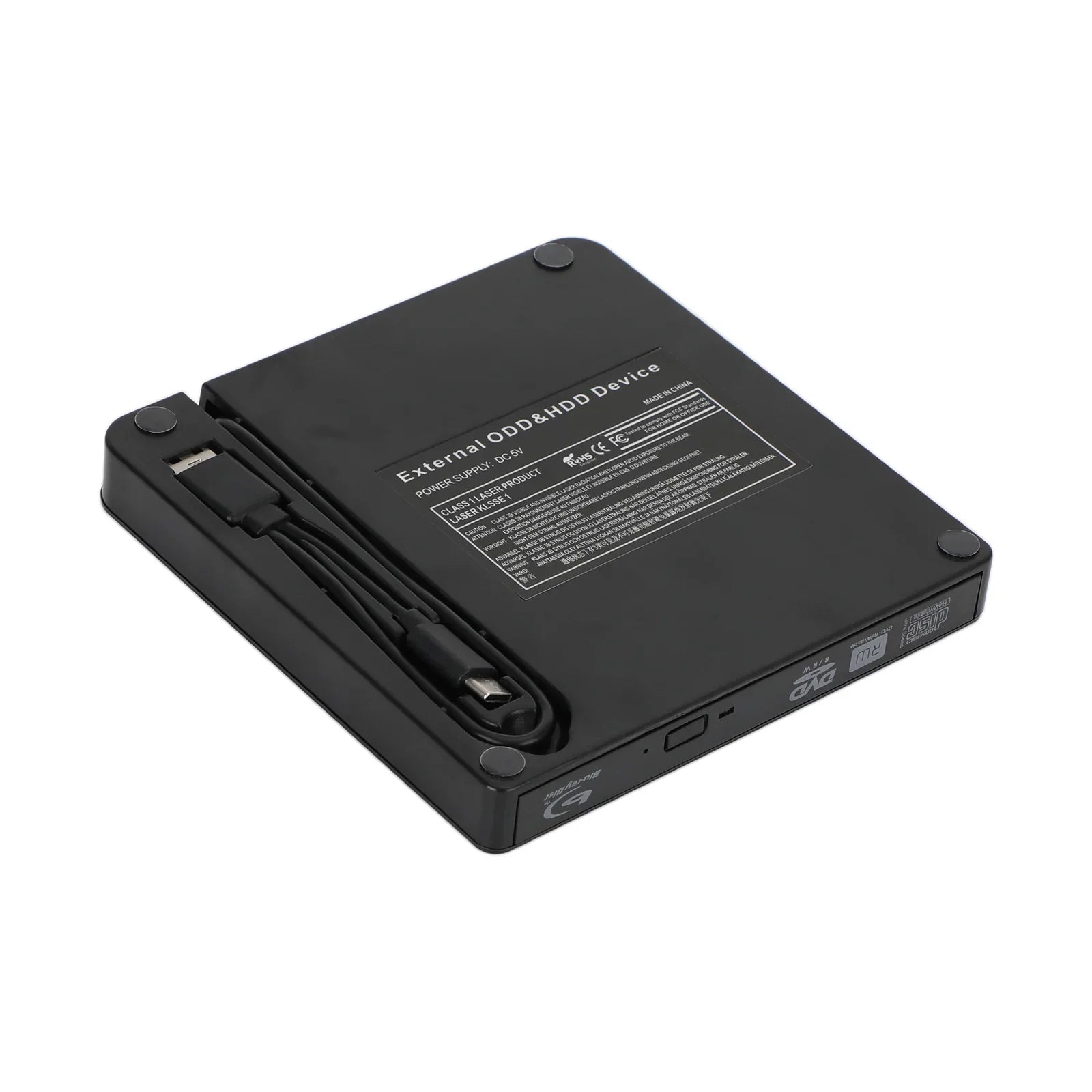 Unità DVD Blu-ray esterna Lettore BD USB 3.0 Lettura/scrittura Masterizzatore portatile 2 in 1