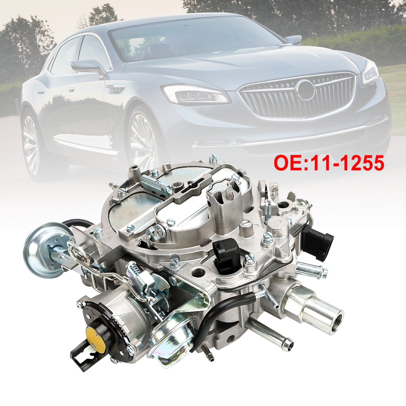 11-1255 kaasutin Buick Caddy Chevy Oldsmobile Pontiac 307 -moottorille 1981-1990