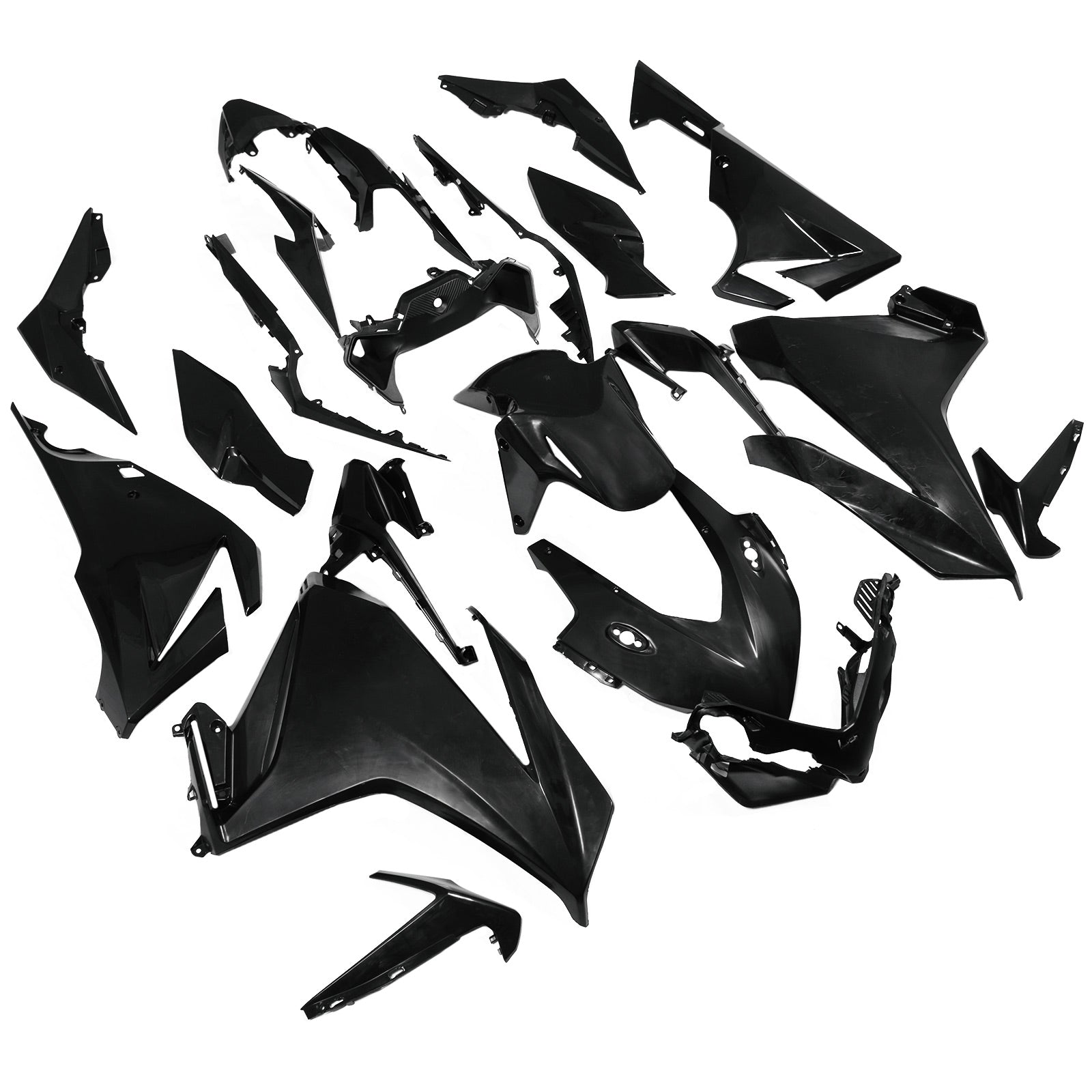 Amotopart Honda CBR500R 2019-2021 Kit di modanatura della carenatura mediante carrozzeria generica non dipinta iniezione