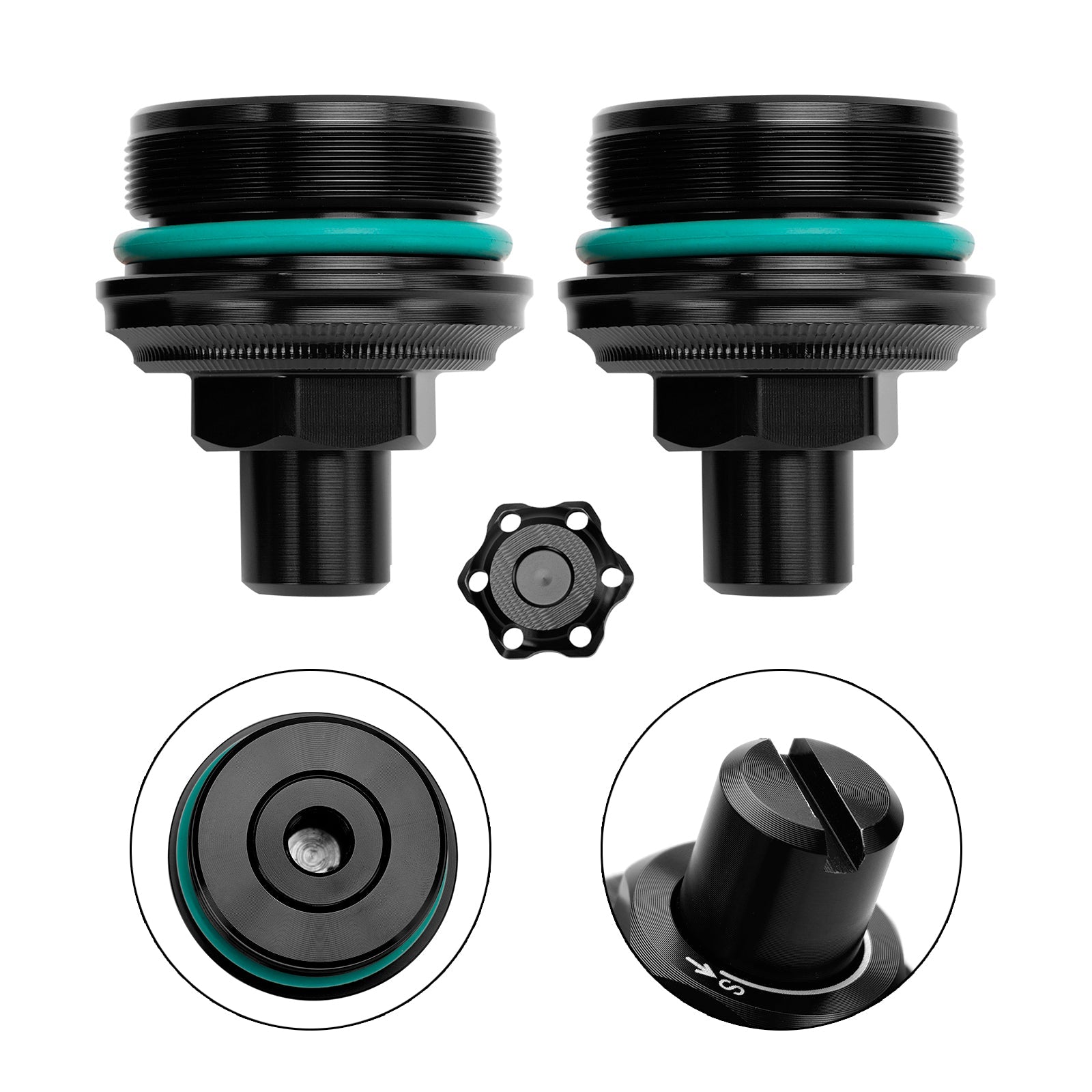 Yamaha Mt-03 Mt 03 2019-2023 2Pcs Fourche Précharge Ajusteur Boulon Vis Cnc