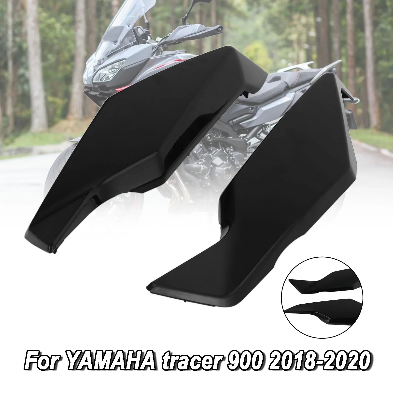 Yamaha Tracer 900/GT 2018-2020 Maalaamattomat korit.