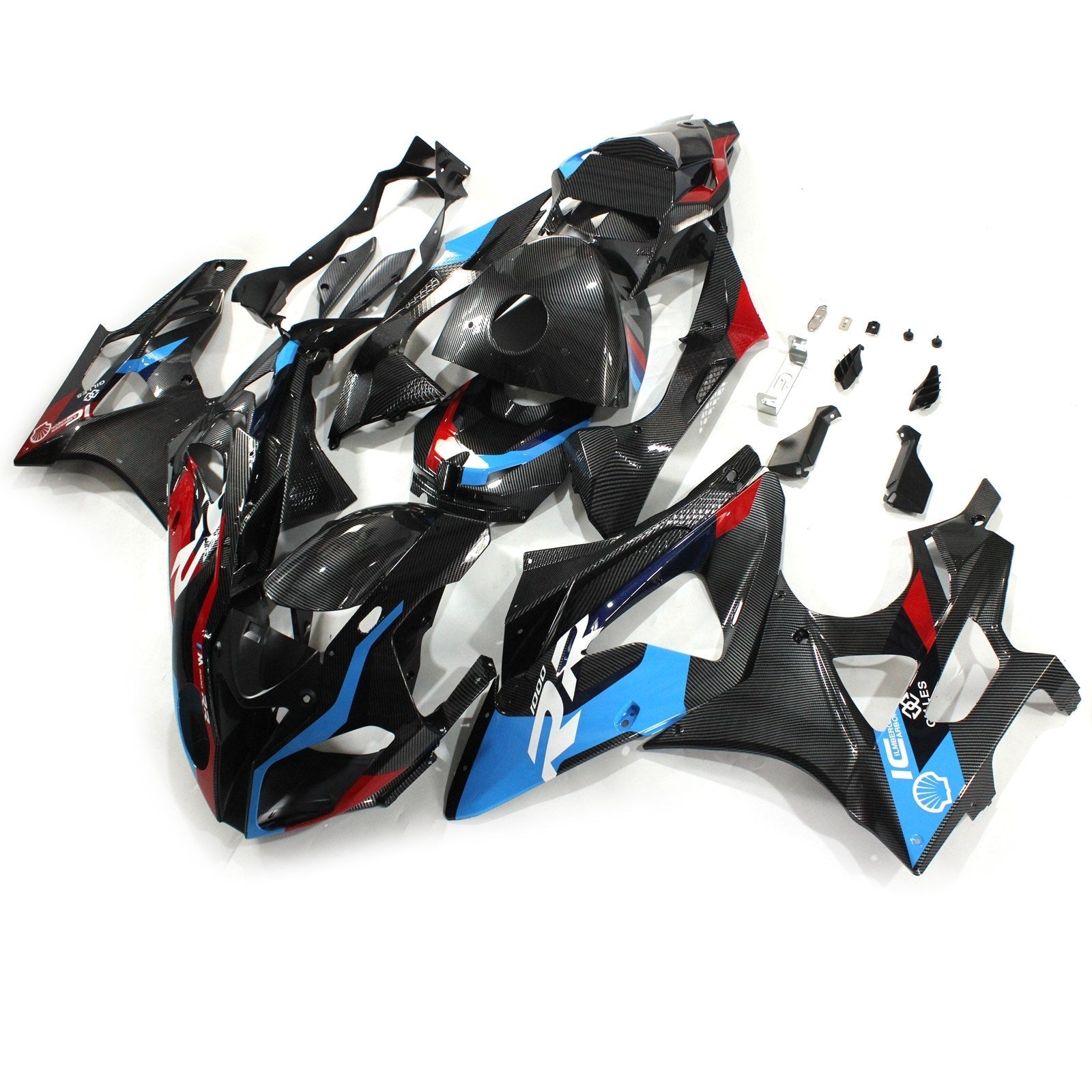 Amotopart Kit de Carénage BMW S1000RR 2009-2014 Carrosserie Plastique ABS