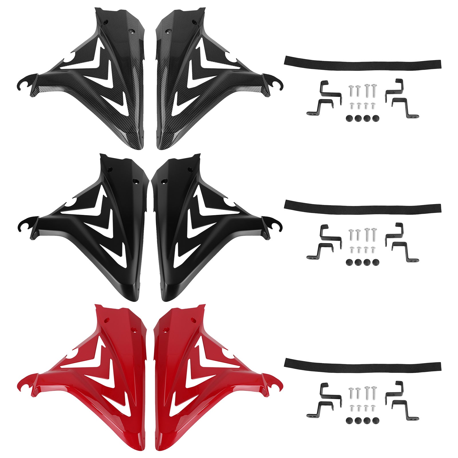 Sivuttaiskehyksen kansipaneelit Caregnes Checot for Honda CBR650R 2019 2020 2021 Generic