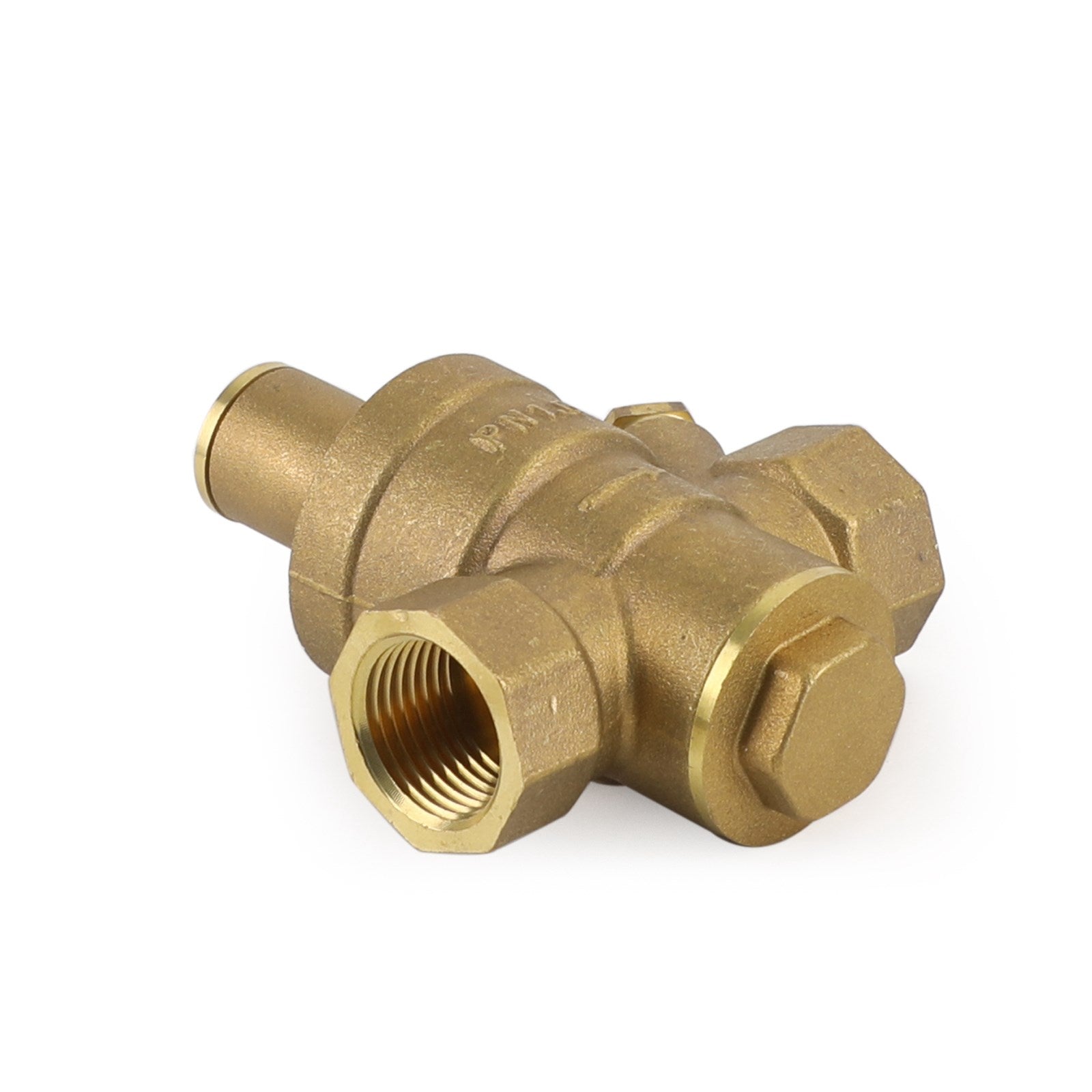 Reductor regulador de presión de agua ajustable de latón DN15 1/2" con medidor genérico