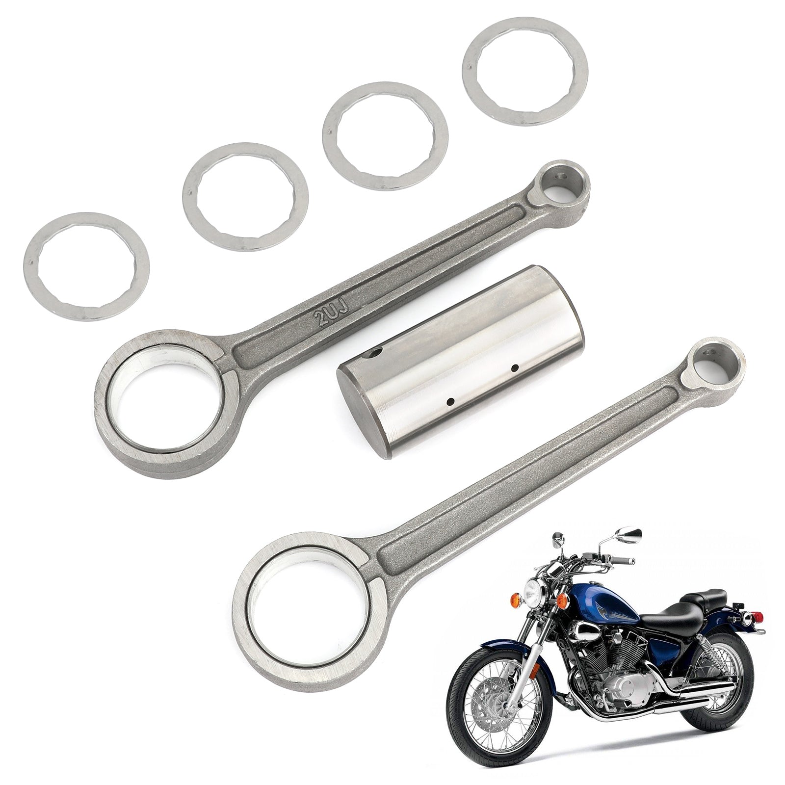 Kit de biela para Yamaha 2UJ-11651-00 XV240 XV250 XV250S XVS250 SRV250 genérico