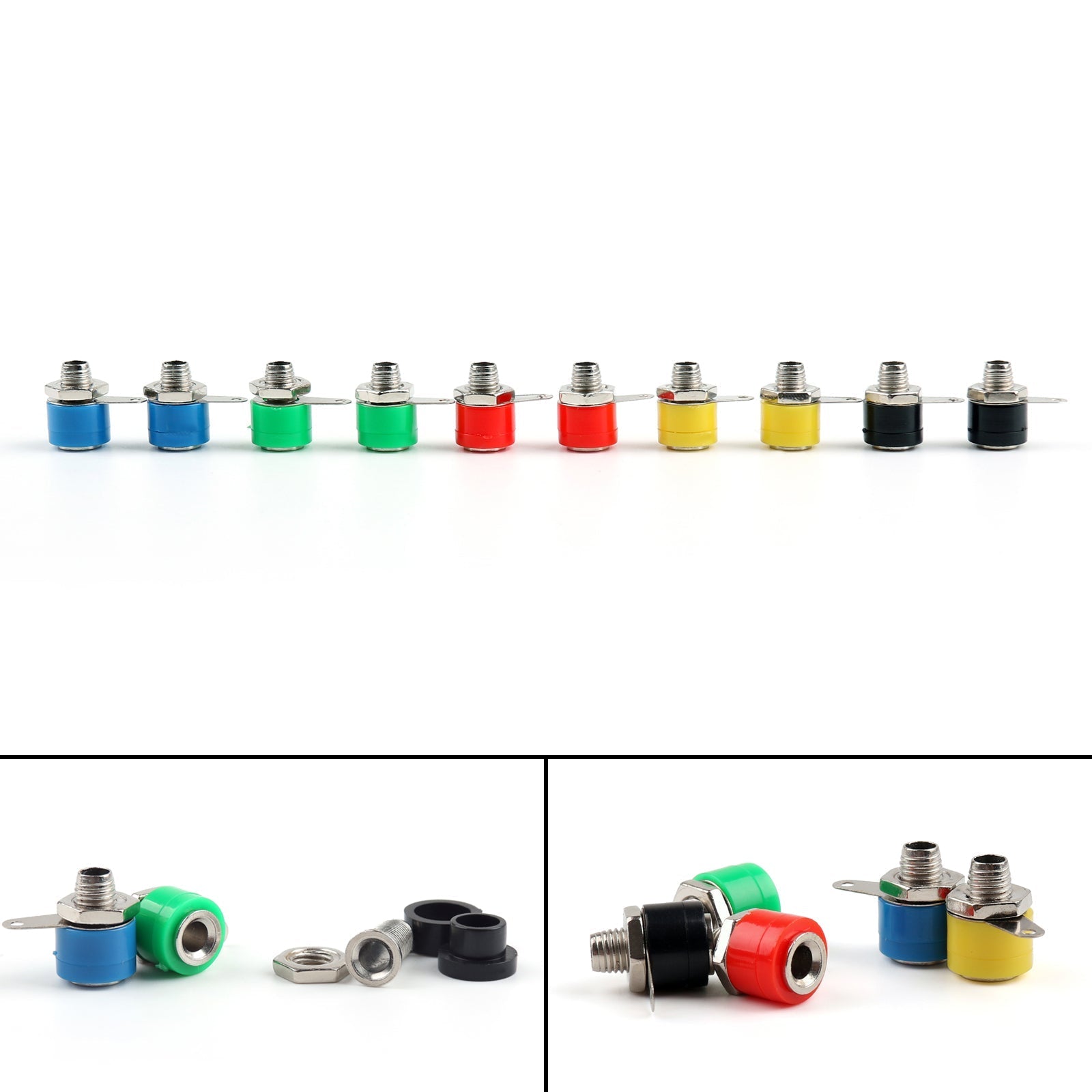 20 szt. Gniazdo bananowe 4 mm Jack na sprzęt testowy wtyku bananowego