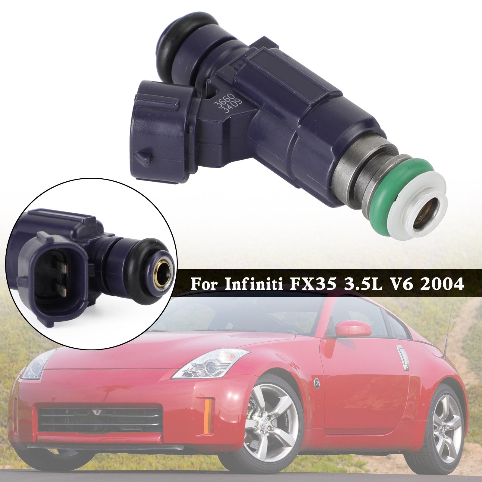 1 szt. Wtryskiwacz paliwa FBJC100 dla Nissan 350Z 2003-04 dla Infiniti G35 2003-2004