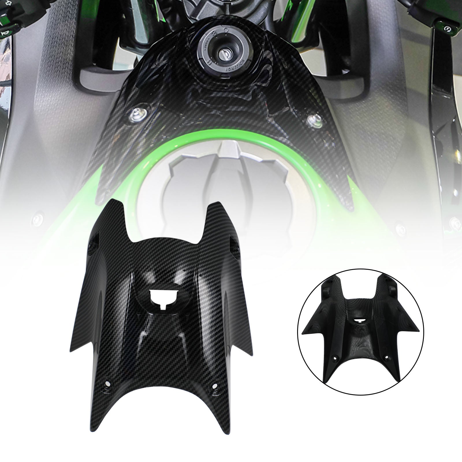 ABS Startsleutel Contactslot Tank Cover Voor KAWASAKI Ninja650 Z650 2017-2020 Generieke