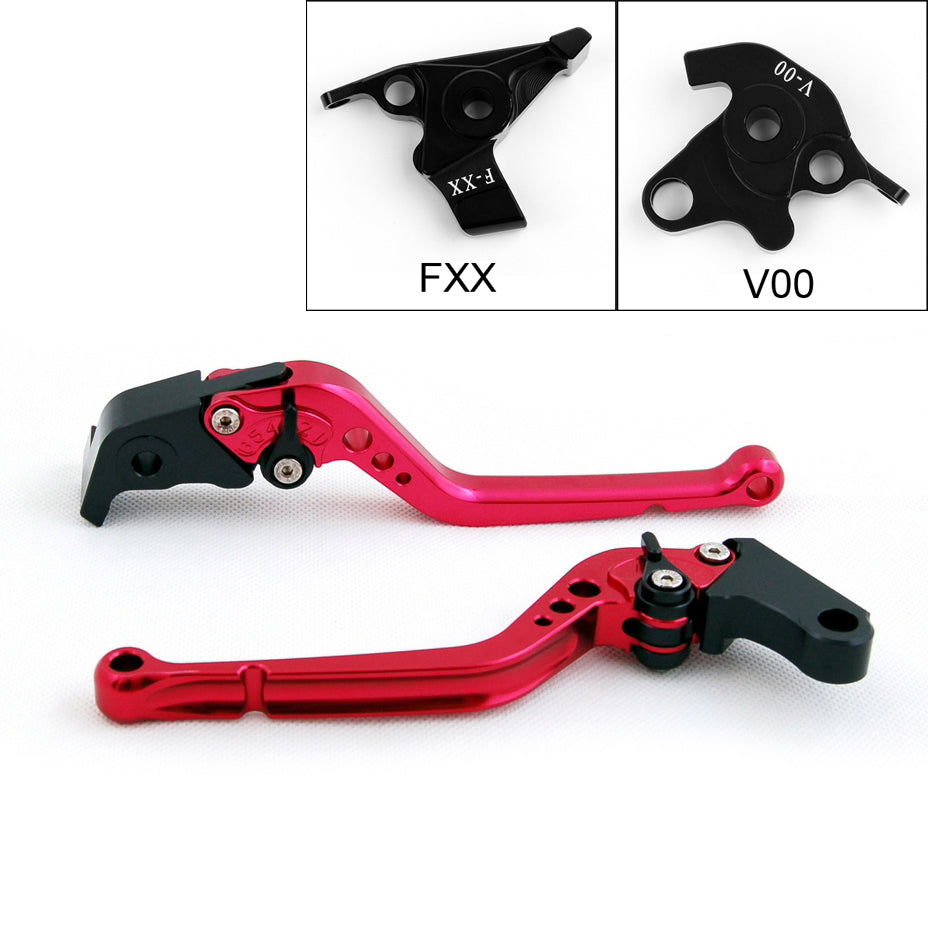 Leviers d'embrayage de frein pour Honda VFR800 CBR1100XX/BLACKBIRD ST1300/ST1300A Noir Générique